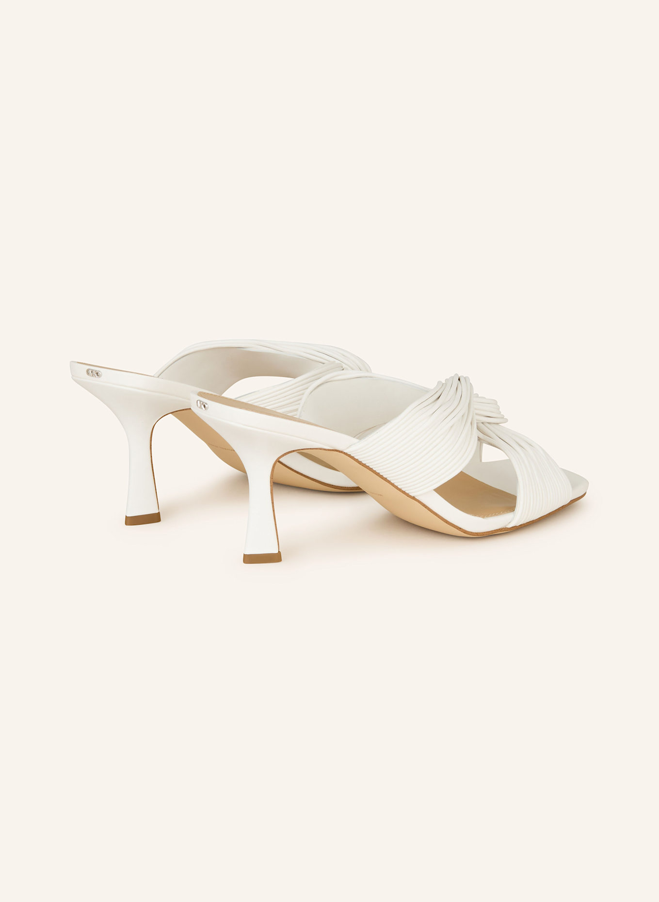 MICHAEL KORS Mules ALESSIA: 085 OPTIC WHITE