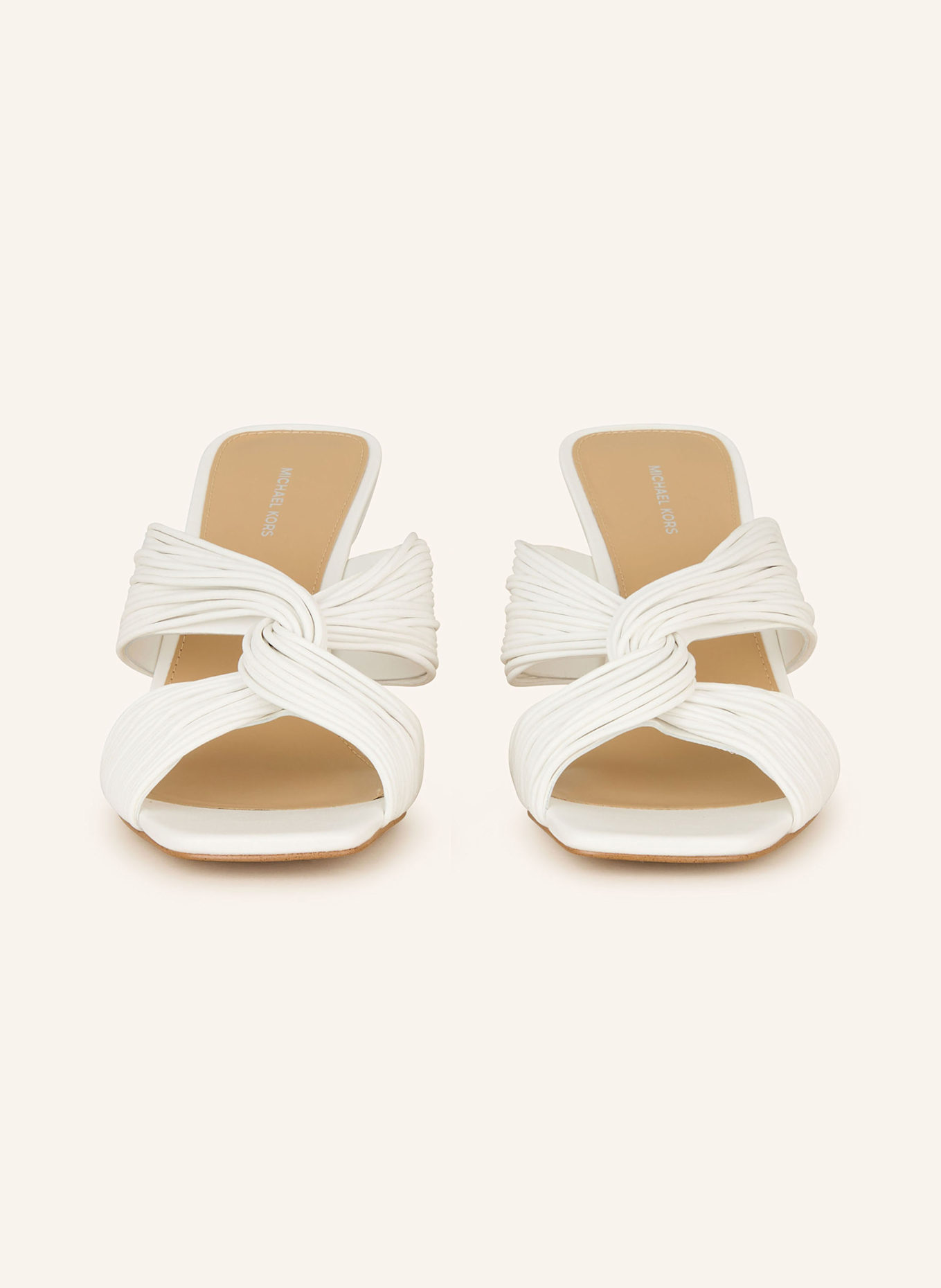 MICHAEL KORS Mules ALESSIA: 085 OPTIC WHITE
