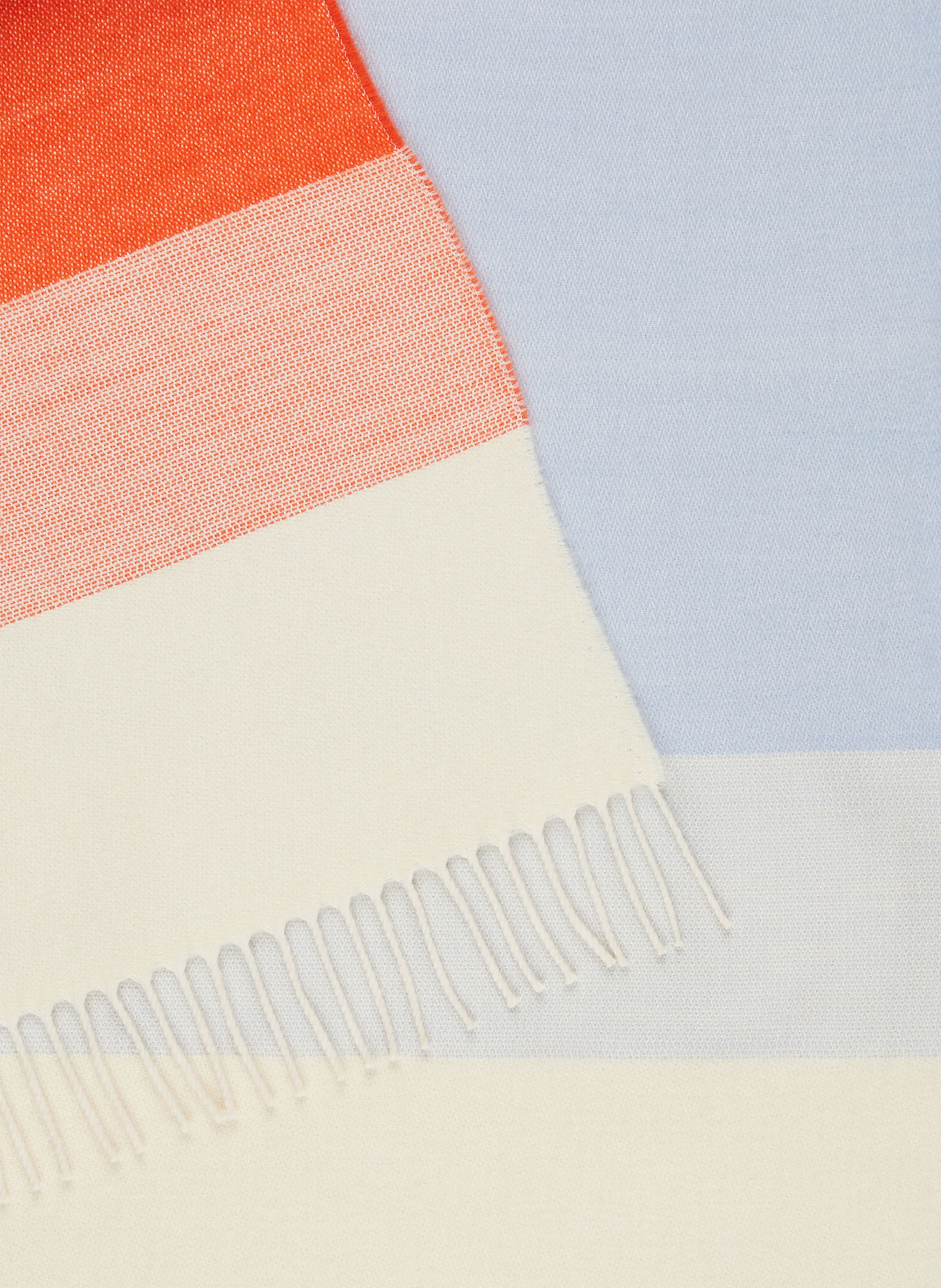 marimekko Plaid HENNIKA: ECRU / ORANGE / HELLBLAU