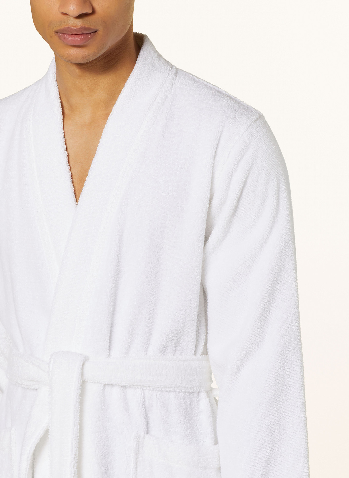 Cawö Peignoir pour femme : BLANC