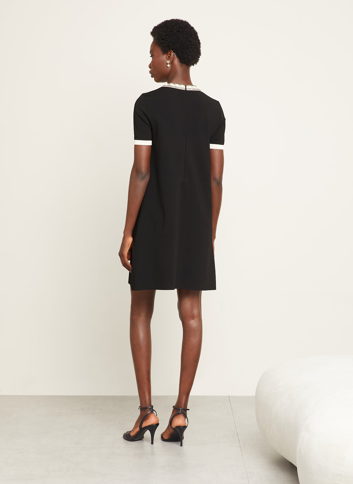 値下げ/Valentino knit dress VALENTINO GARAVANI Jacquard-knit mini dress | THE OUTNET