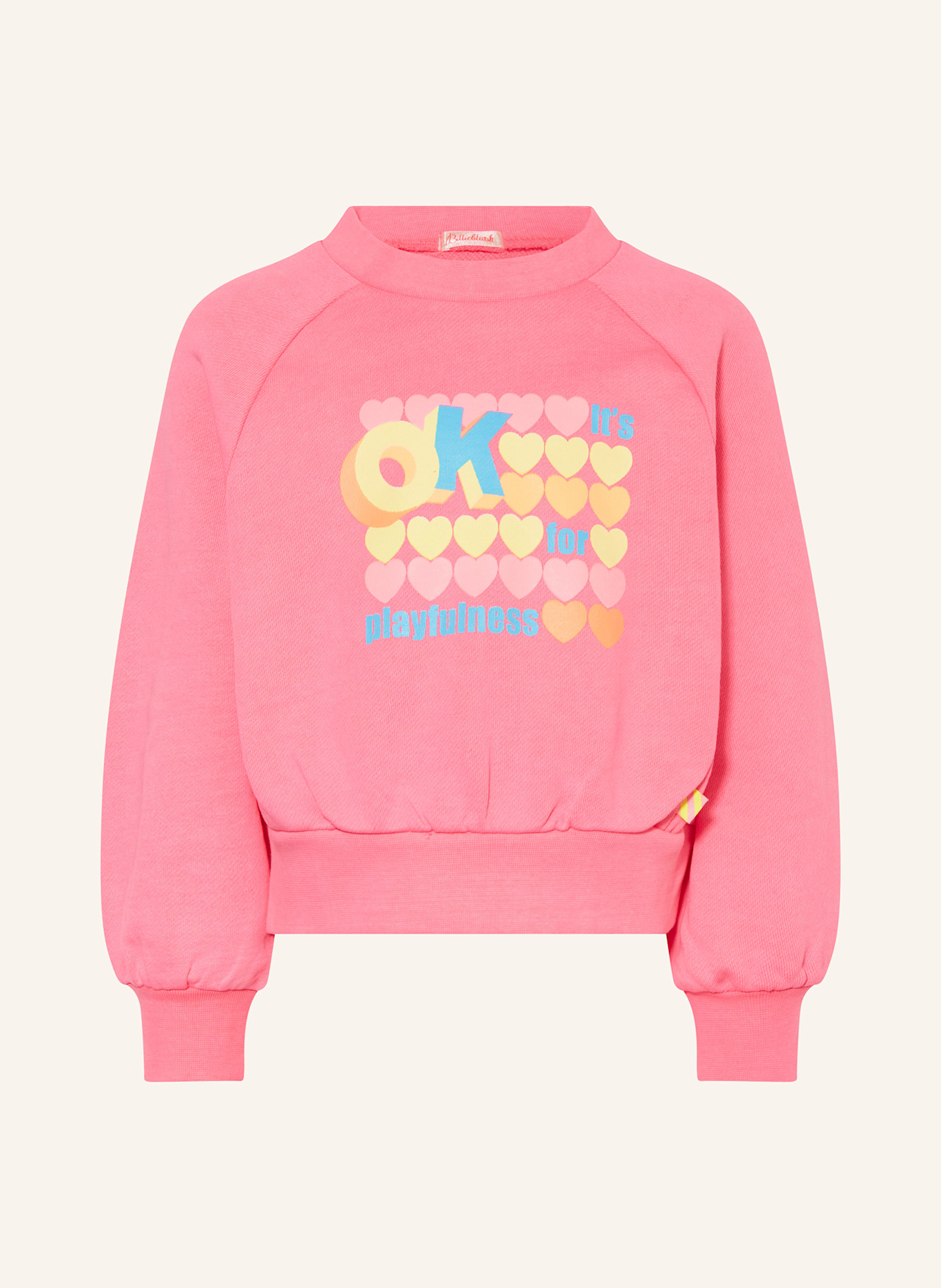 Billieblush Mikina: NEONOVĚ RŮŽOVÁ