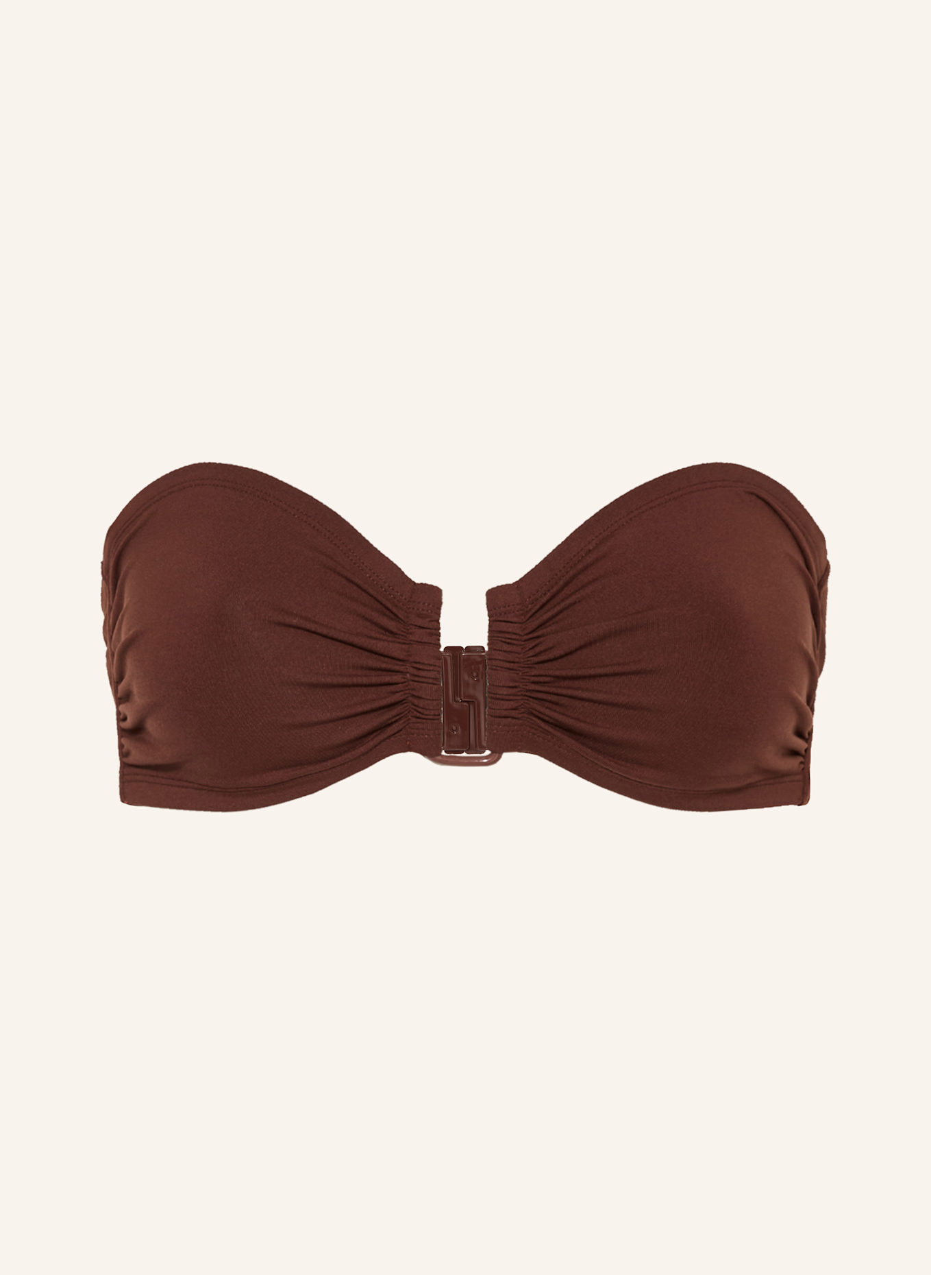 ERES Bandeau bikini top SHOW: BROWN