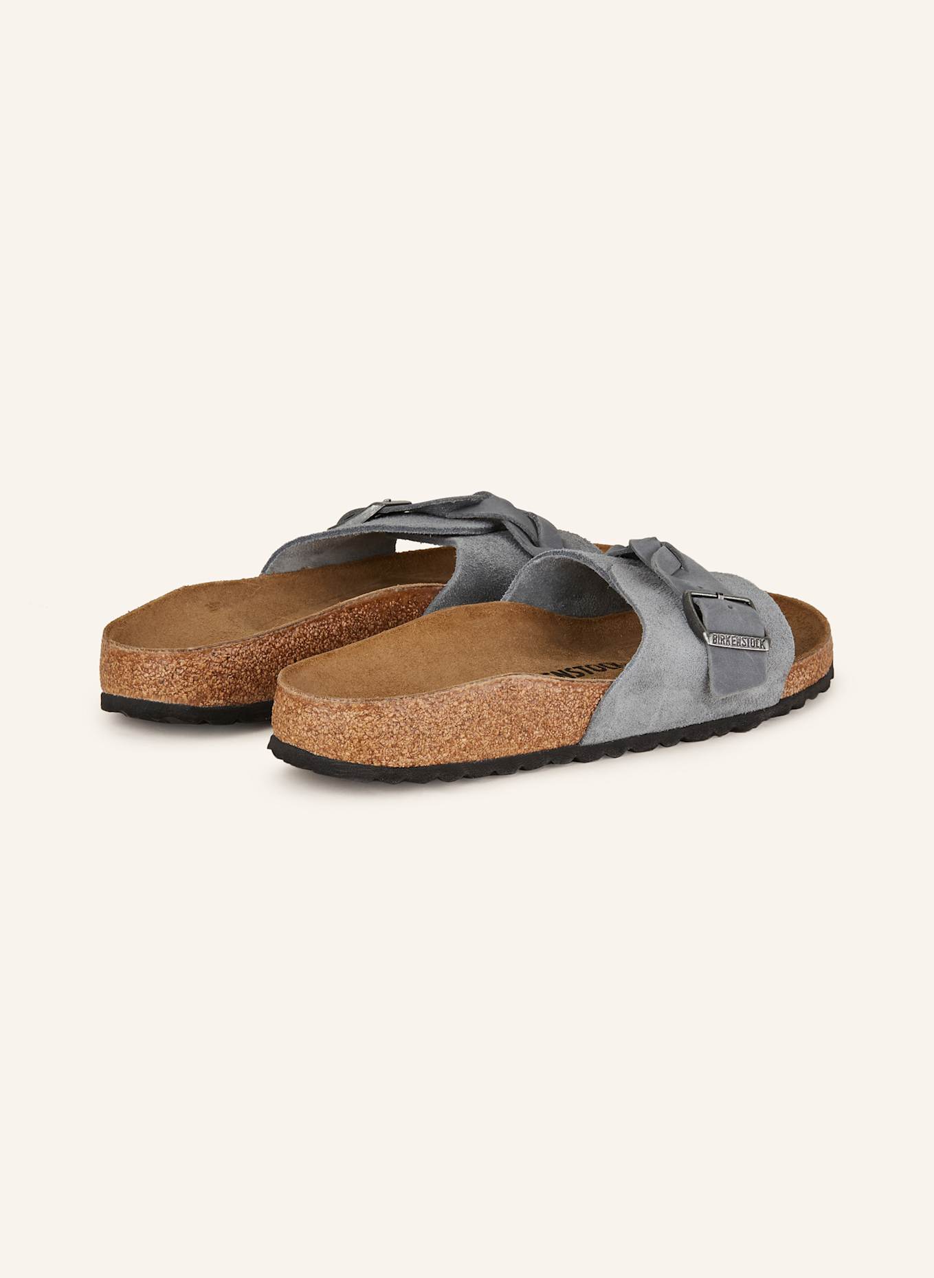 BIRKENSTOCK Pantoletten OITA BRAIDED: GRAU