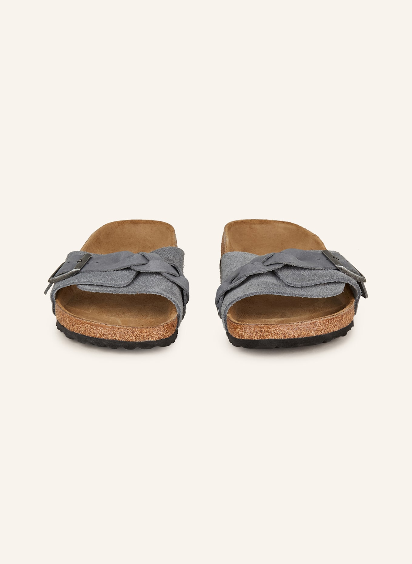 BIRKENSTOCK Pantoletten OITA BRAIDED: GRAU