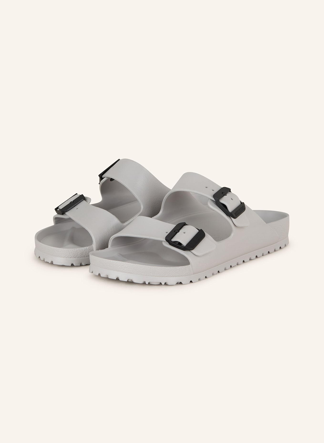 BIRKENSTOCK Pantoletten ARIZONA STEALTH BUCKLE EVA: GRAU