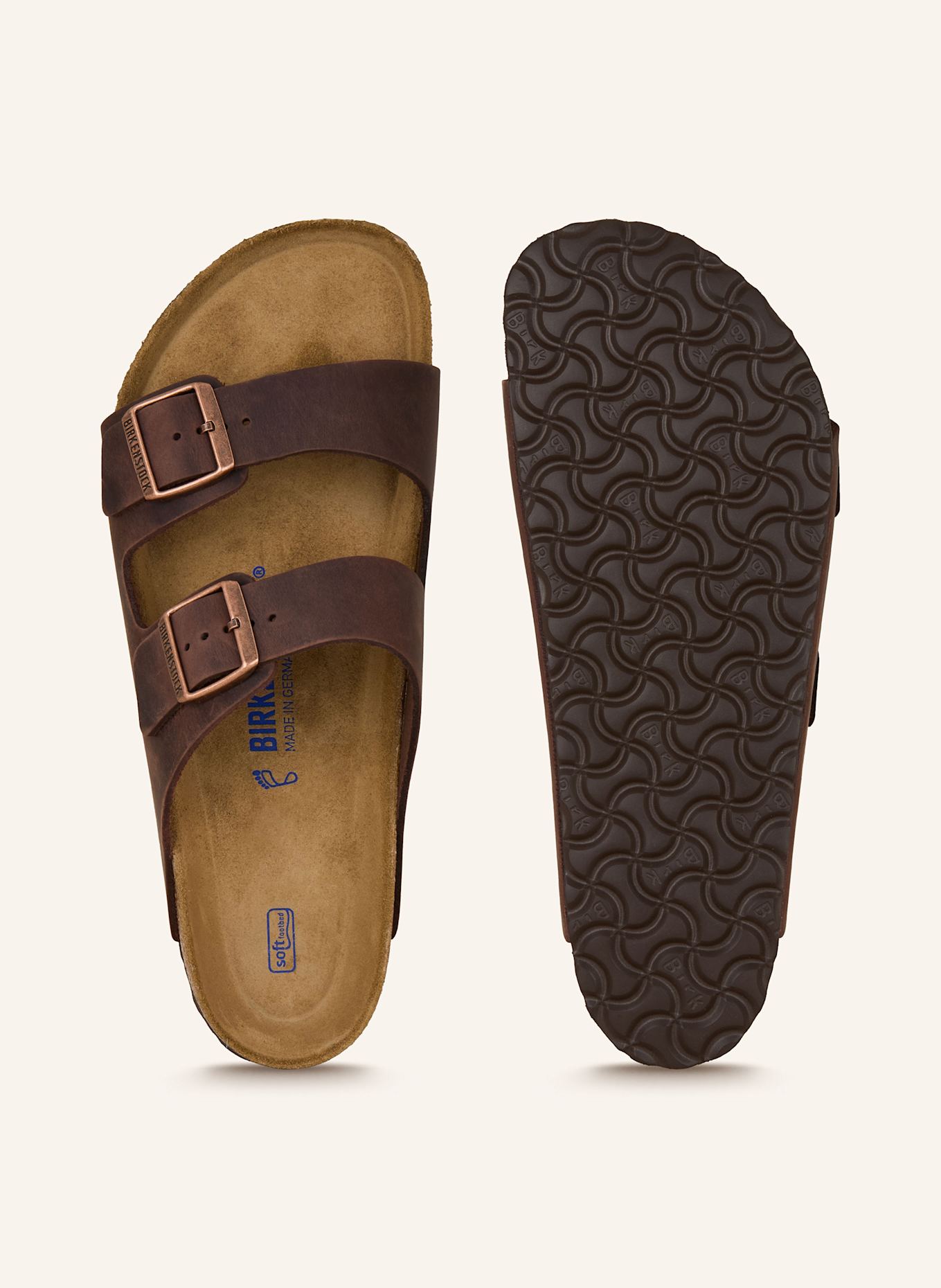 BIRKENSTOCK Slides ARIZONA BS: DARK BROWN