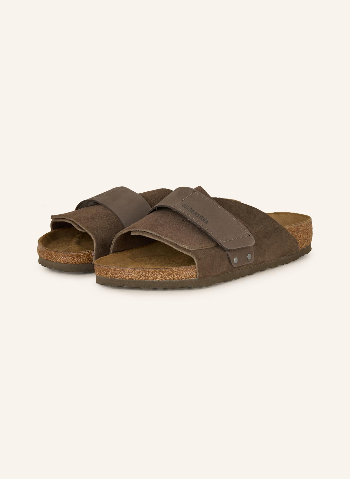 BIRKENSTOCK Klapki KYOTO: SZAROBRĄZOWY
