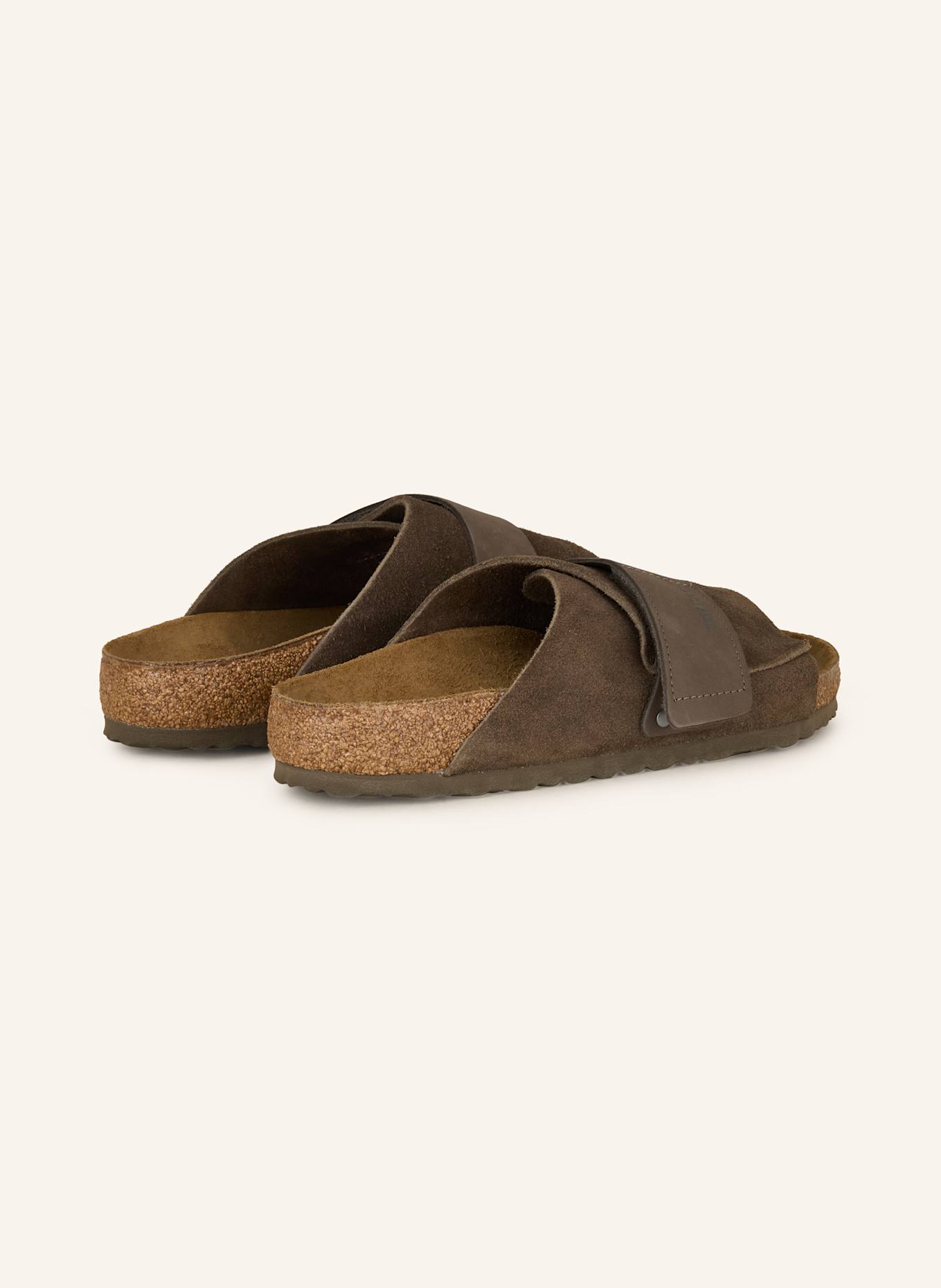 BIRKENSTOCK Klapki KYOTO: SZAROBRĄZOWY