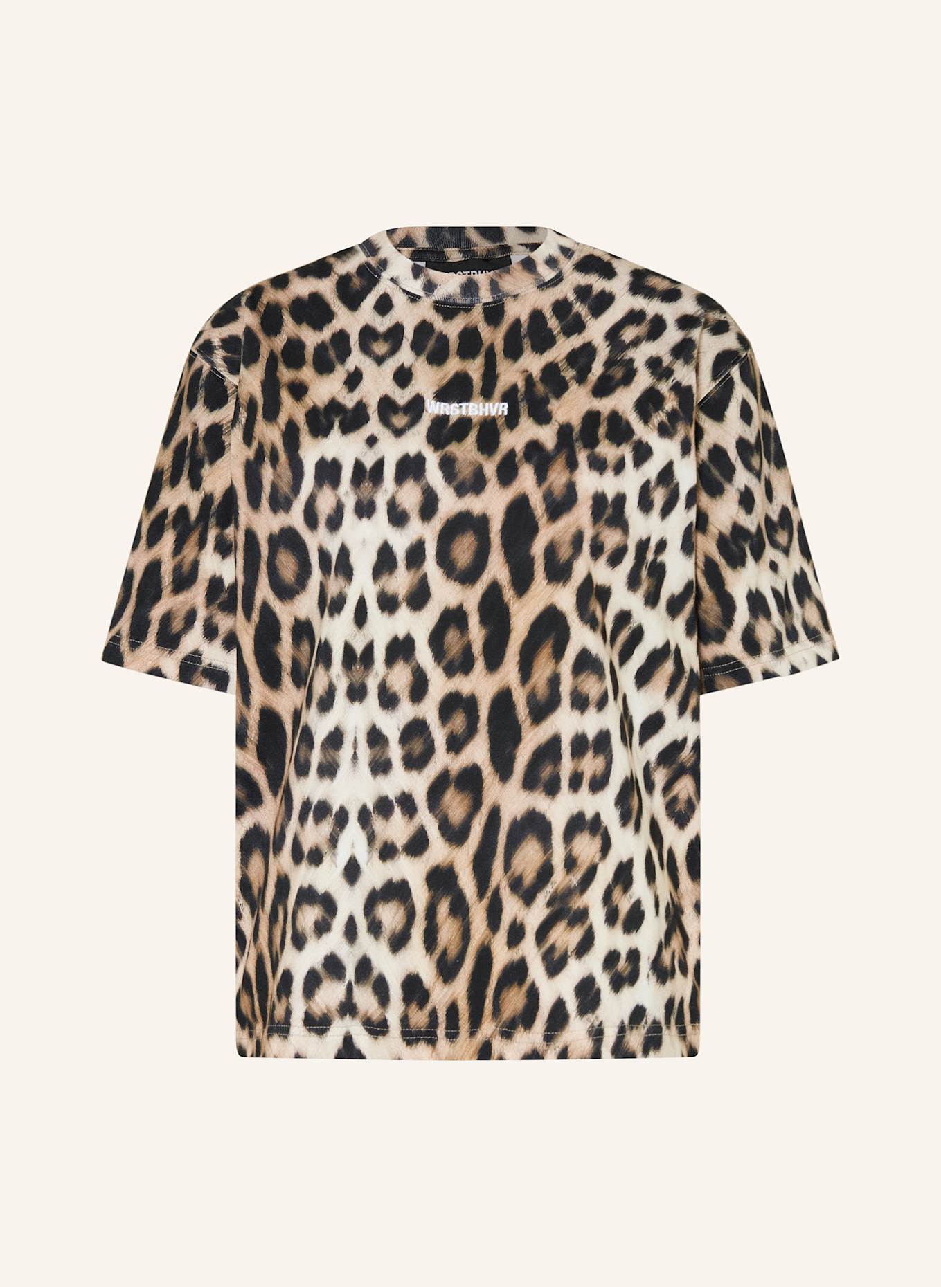 WRSTBHVR T-Shirt CYRUS: BRAUN/ HELLBRAUN/ SCHWARZ