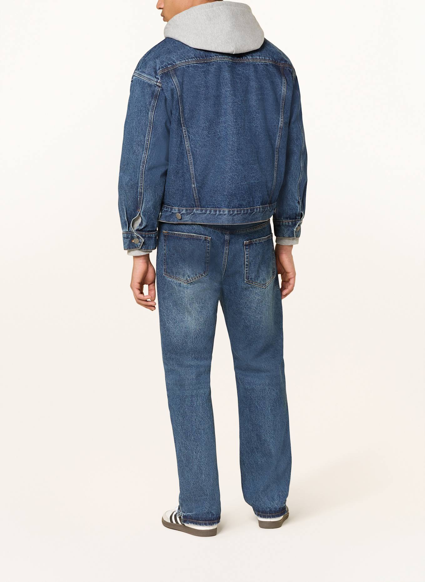 WRSTBHVR FRANK V2 denim jacket: DARK BLUE