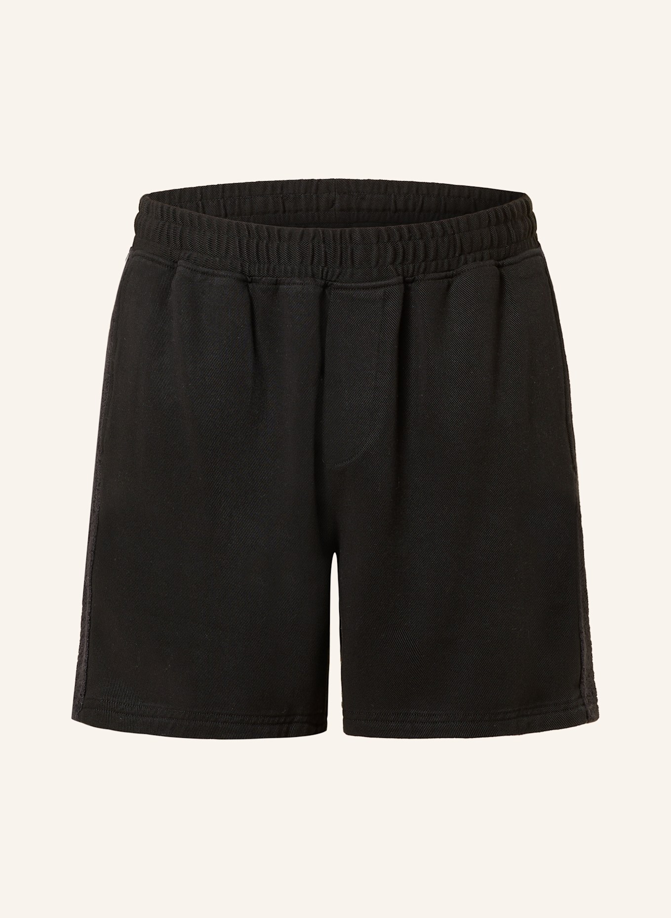 REPRESENT Shorts mit Galonstreifen: SCHWARZ