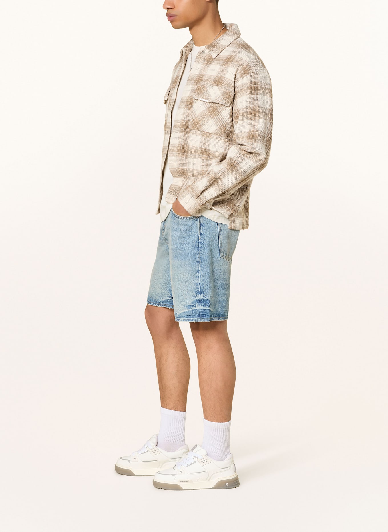 REPRESENT Jeansshorts Wide Fit: 07 BLUE 60