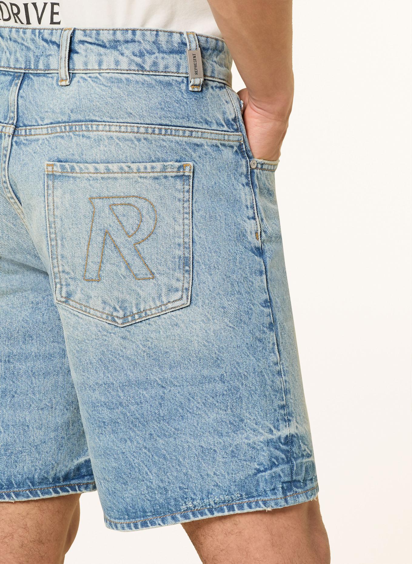REPRESENT Jeansshorts Wide Fit: 07 BLUE 60