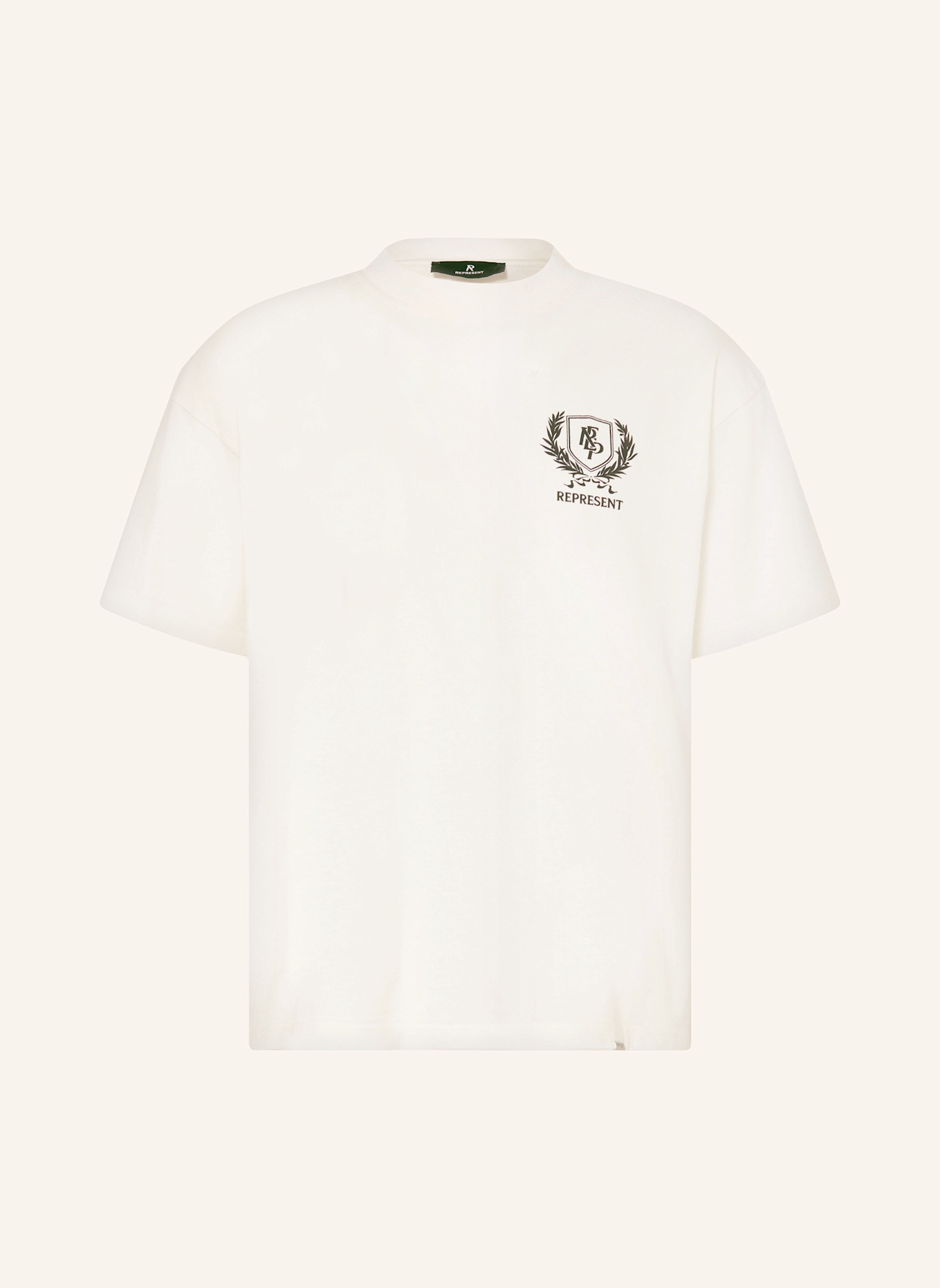 REPRESENT T-shirt CREST: BIAŁY/ CZARNY