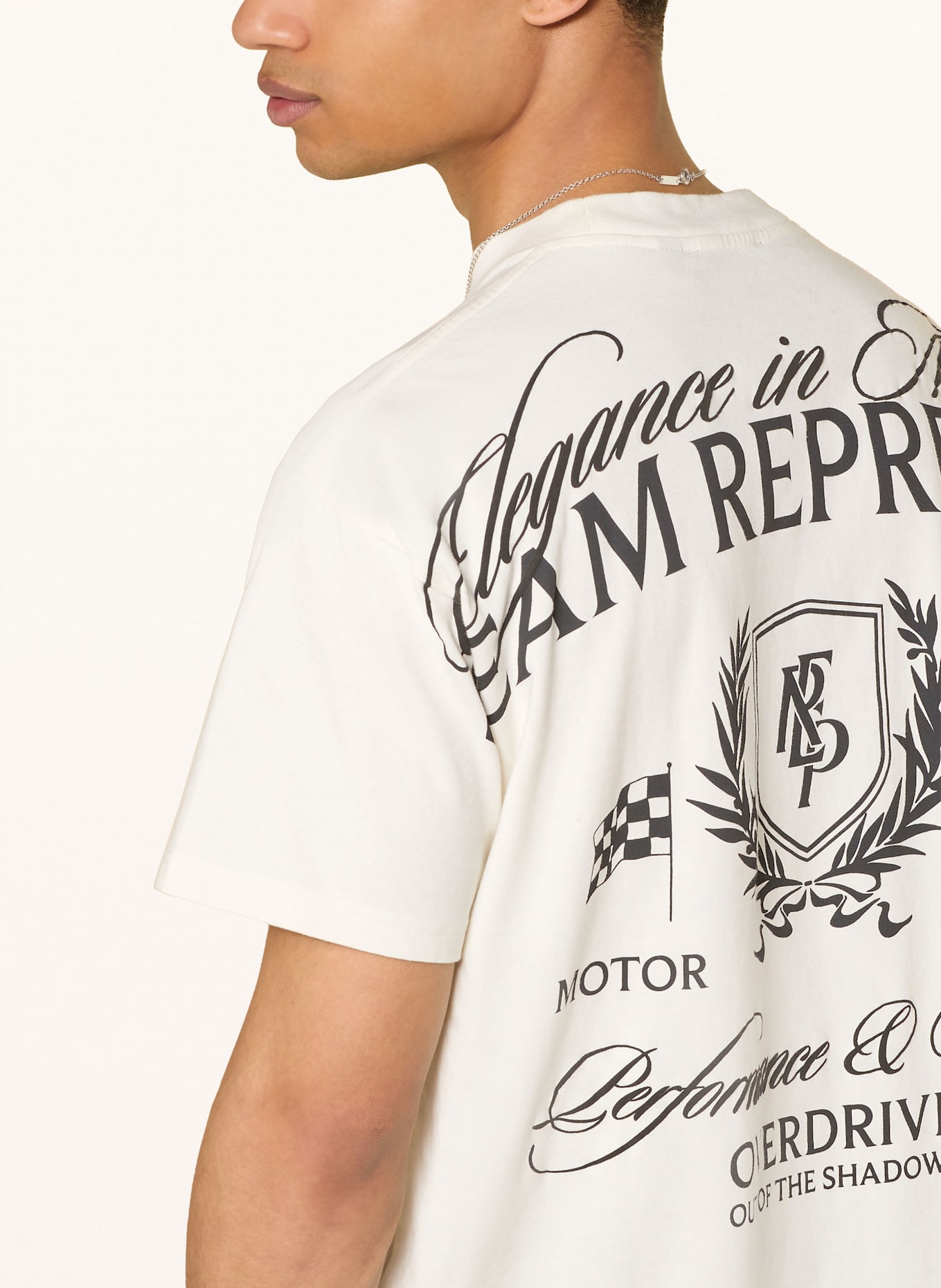REPRESENT T-shirt CREST: BIAŁY/ CZARNY