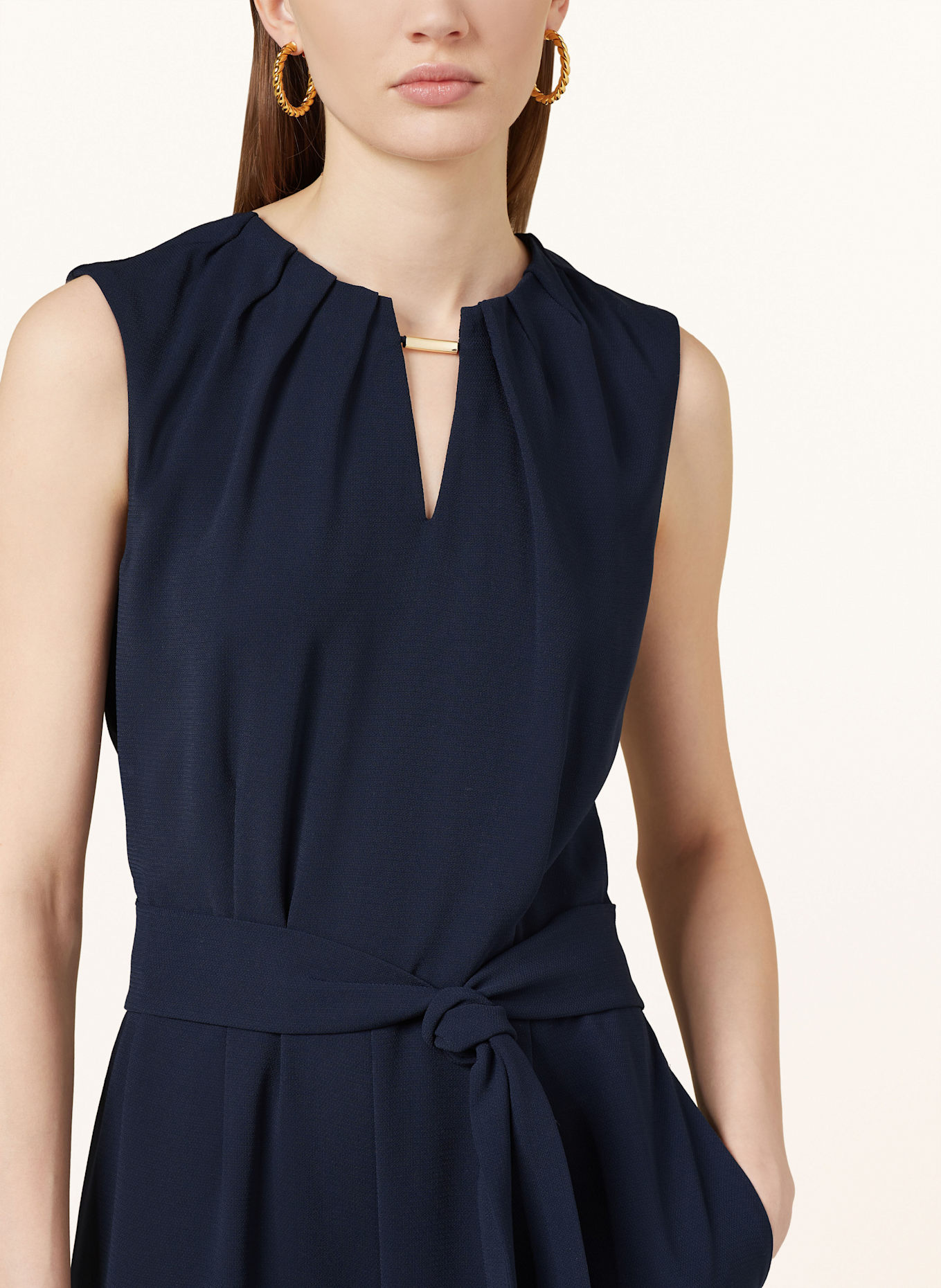 BETTY&CO Overal z piké: TMAVĚ MODRÁ