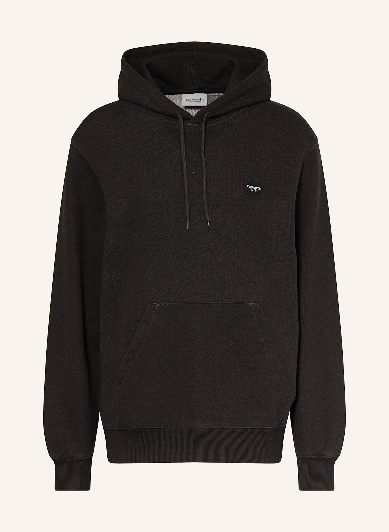carhartt WIP Bluza z kapturem INGO: CZARNY
