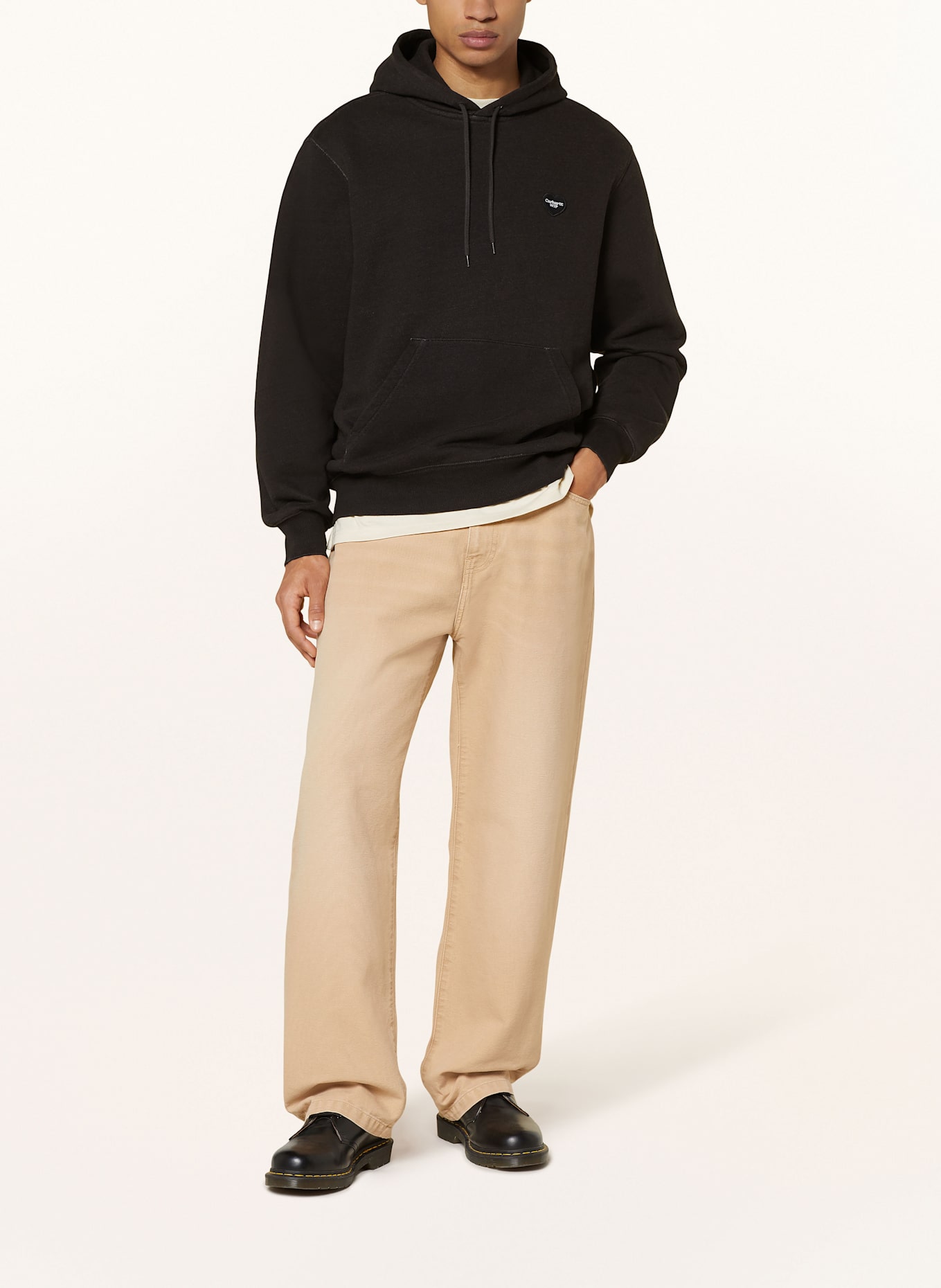 carhartt WIP Bluza z kapturem INGO: CZARNY