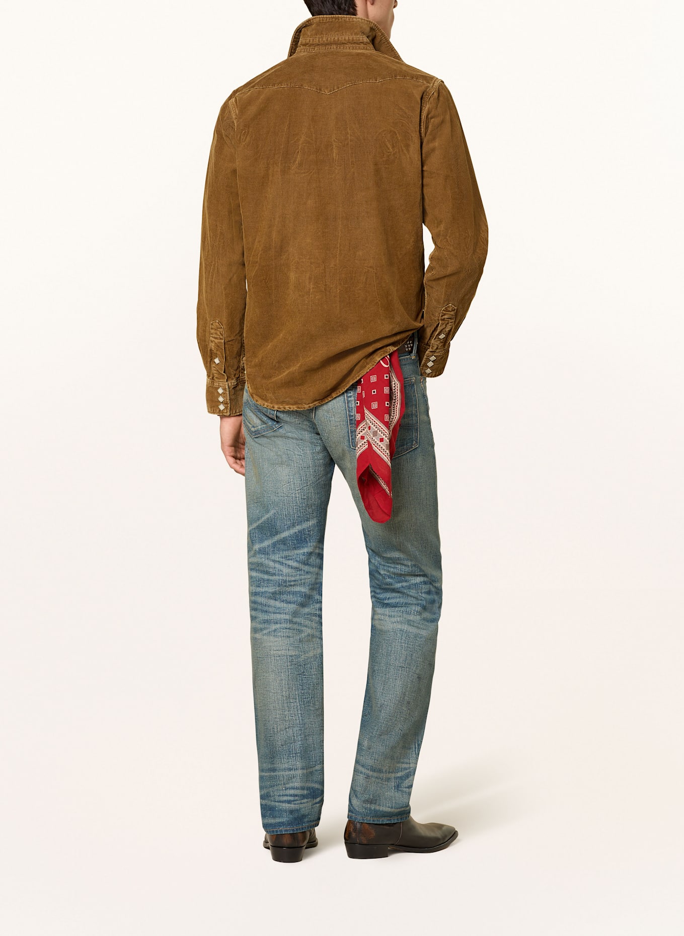 RRL Cordhemd Regular Fit: BRAUN