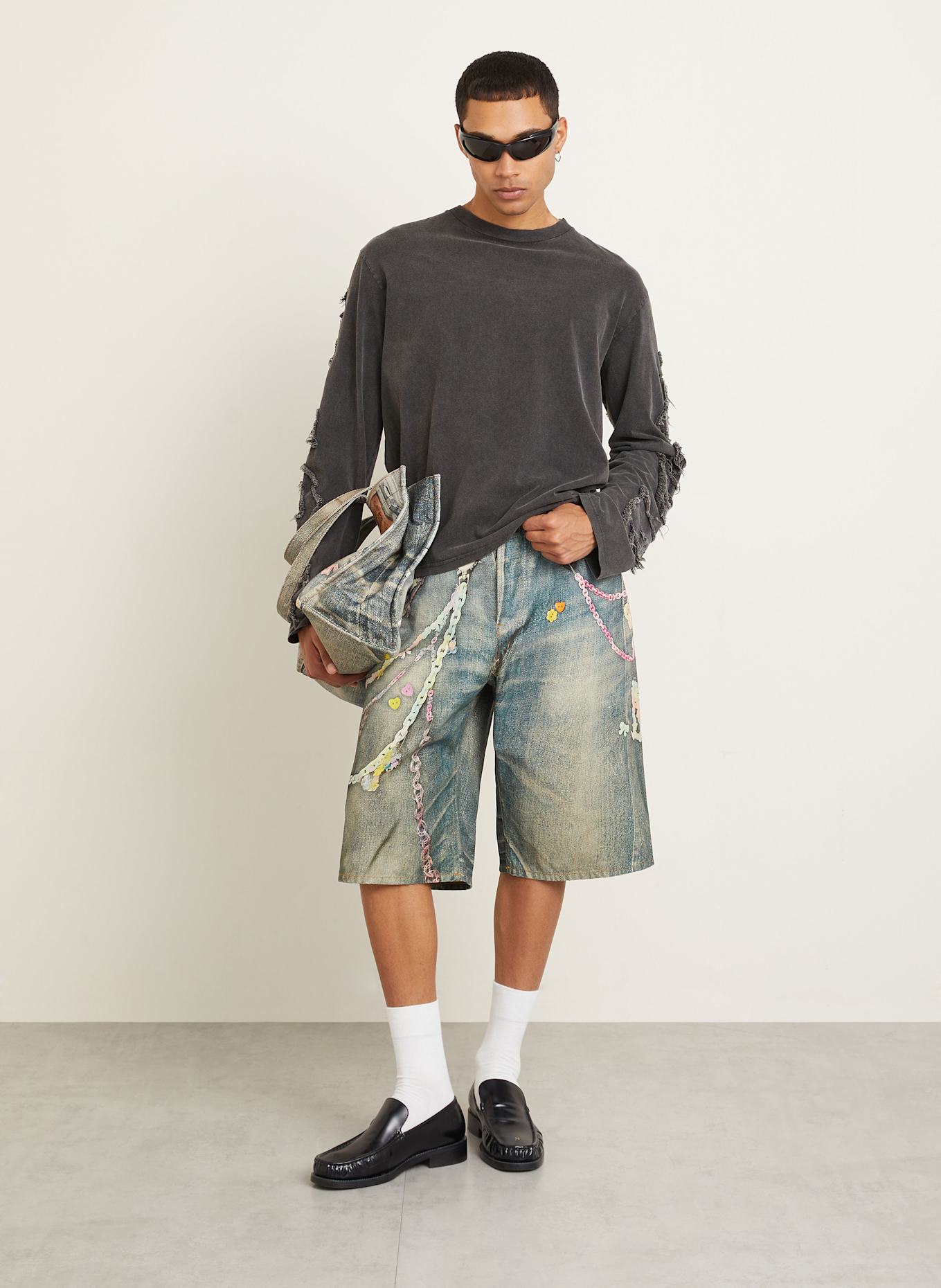 Acne Studios Long sleeve shirt: DARK GRAY