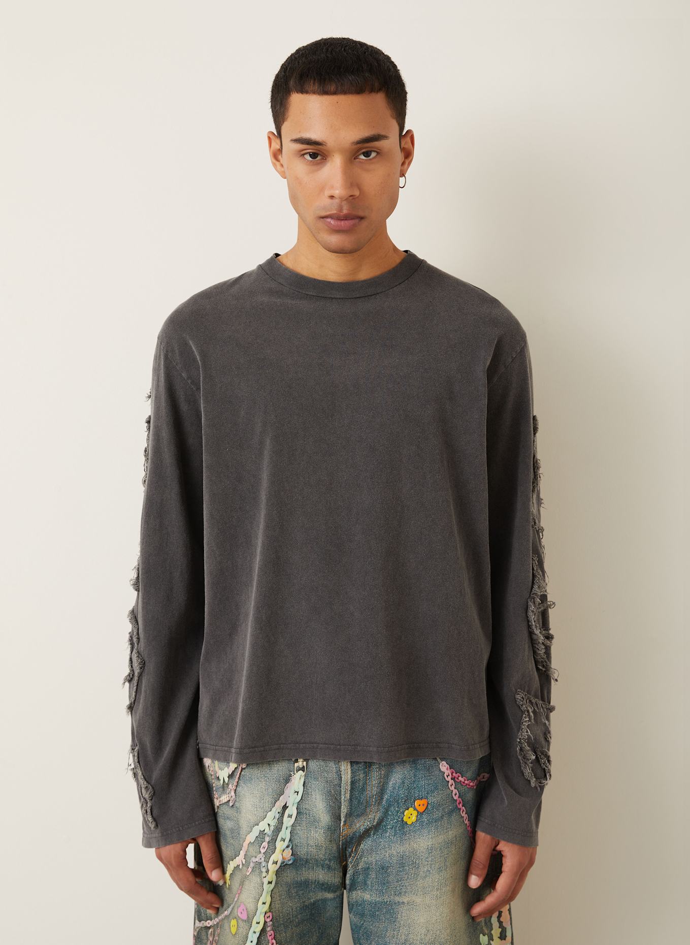 Acne Studios Long sleeve shirt: DARK GRAY