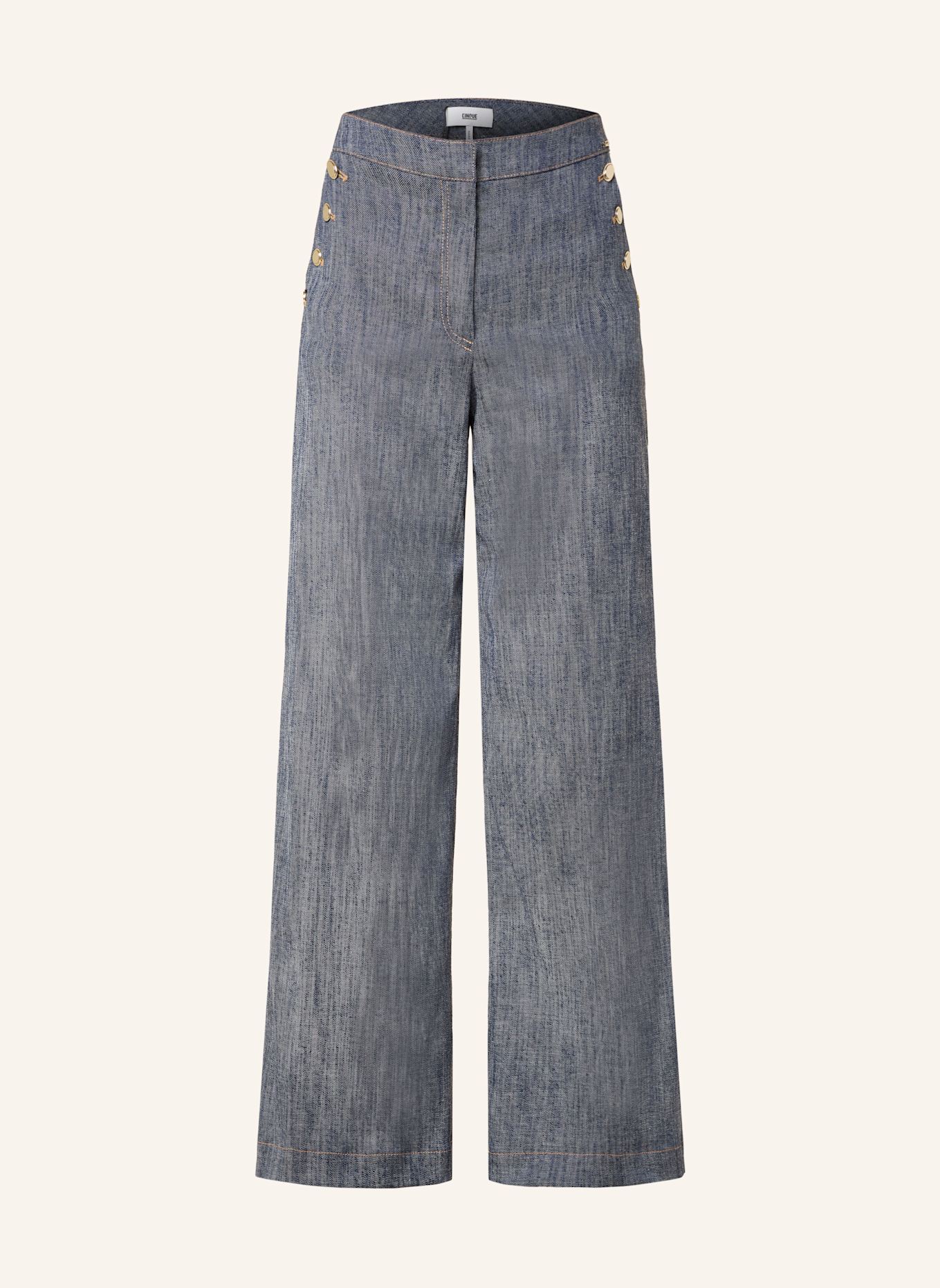 CINQUE Marlenehose CIHAPPY in Jeansoptik: 69 DUNKELBLAU