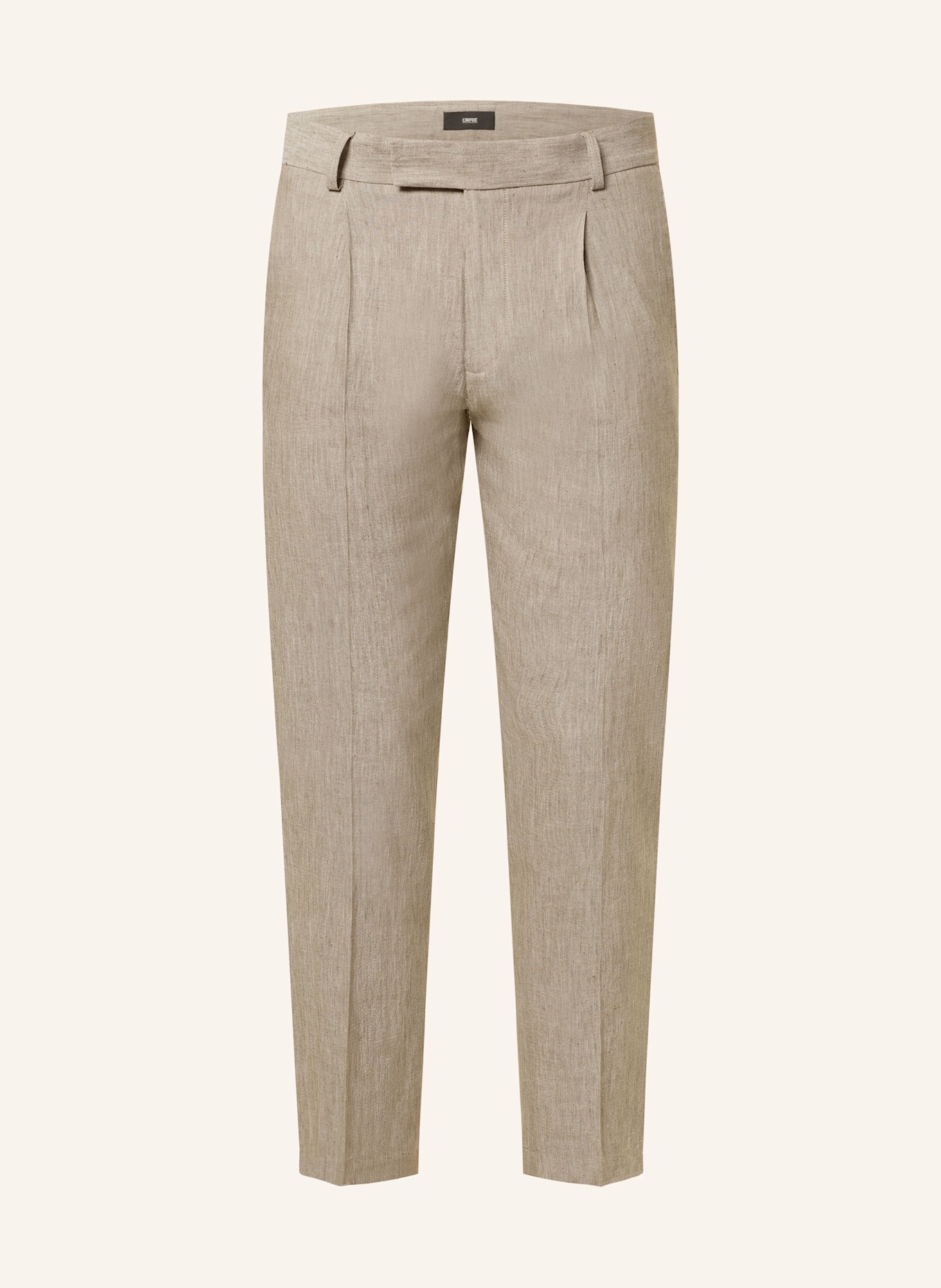 CINQUE Anzughose CISALTO Tapered Fit mit Leinen: 85 GRUEN