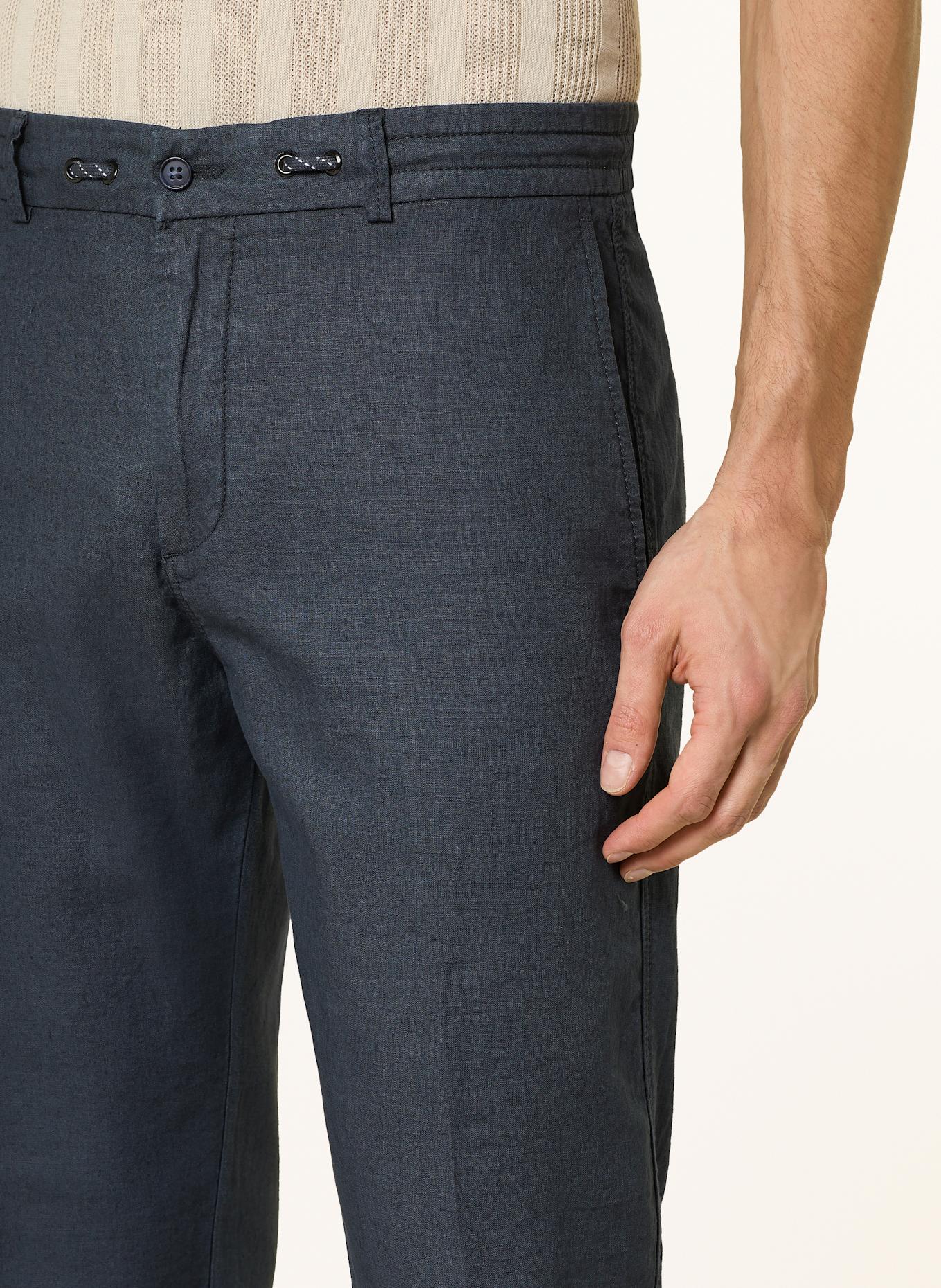 CINQUE Chino CIJULI-O Modern Fit mit Leinen: DUNKELBLAU