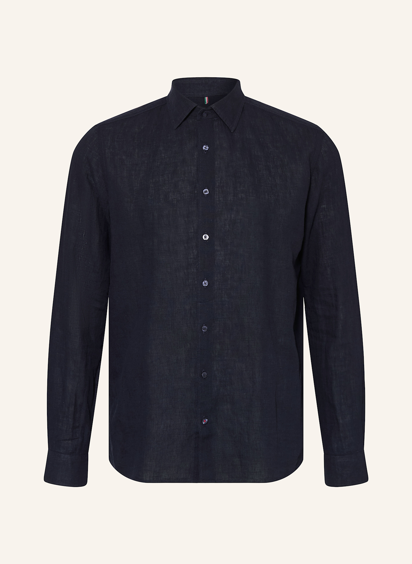 CINQUE Leinenhemd CISTEVEN Slim Fit: DUNKELBLAU