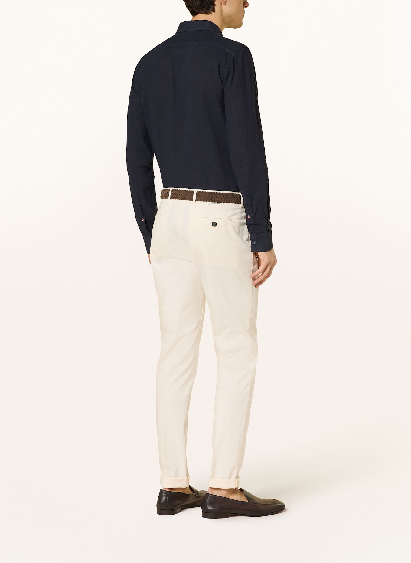 CINQUE Leinenhemd CISTEVEN Slim Fit: DUNKELBLAU