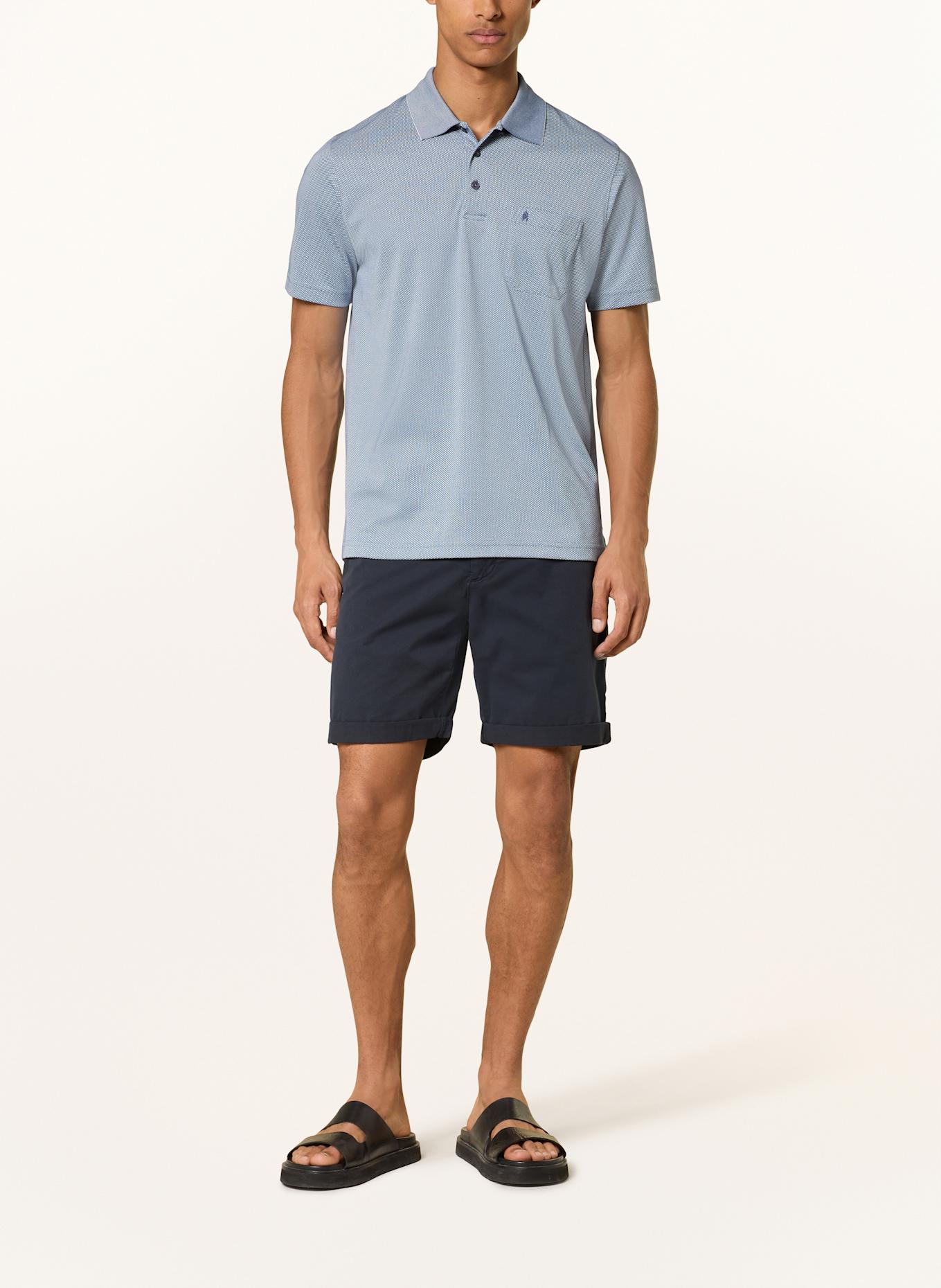RAGMAN Piqué polo shirt: BLUE