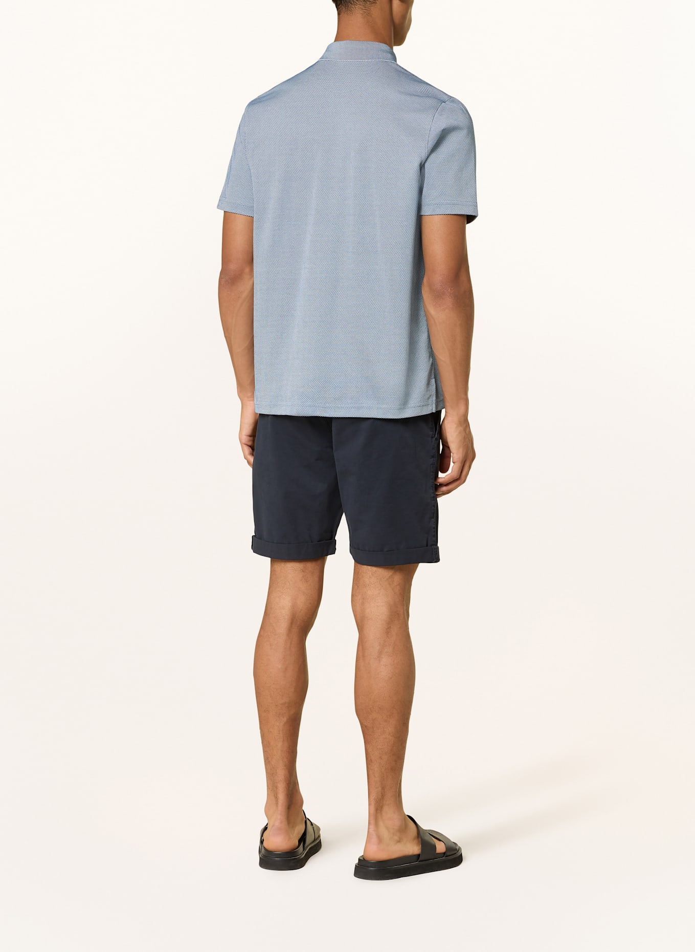 RAGMAN Piqué polo shirt: BLUE