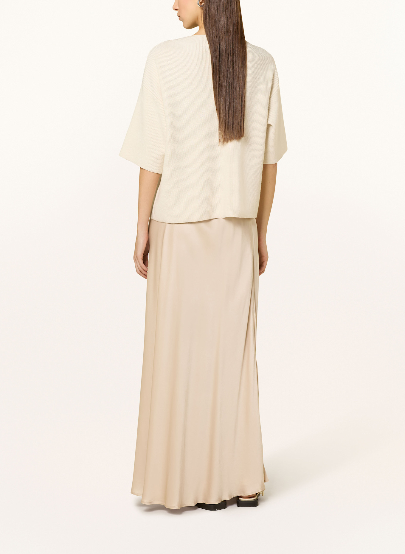 ICHI Pullover IHBOSTON mit 3/4-Arm: ECRU