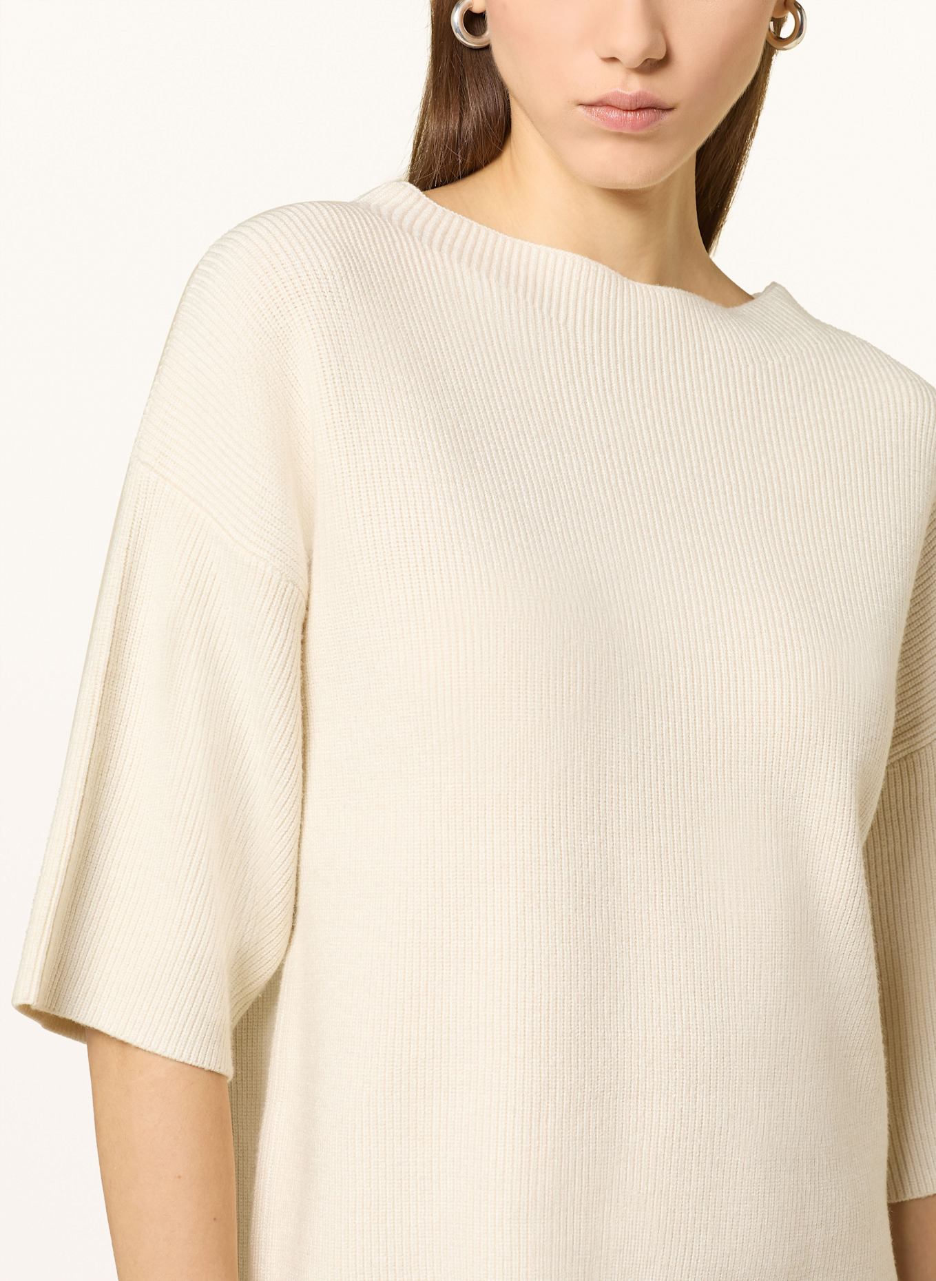 ICHI Pullover IHBOSTON mit 3/4-Arm: ECRU