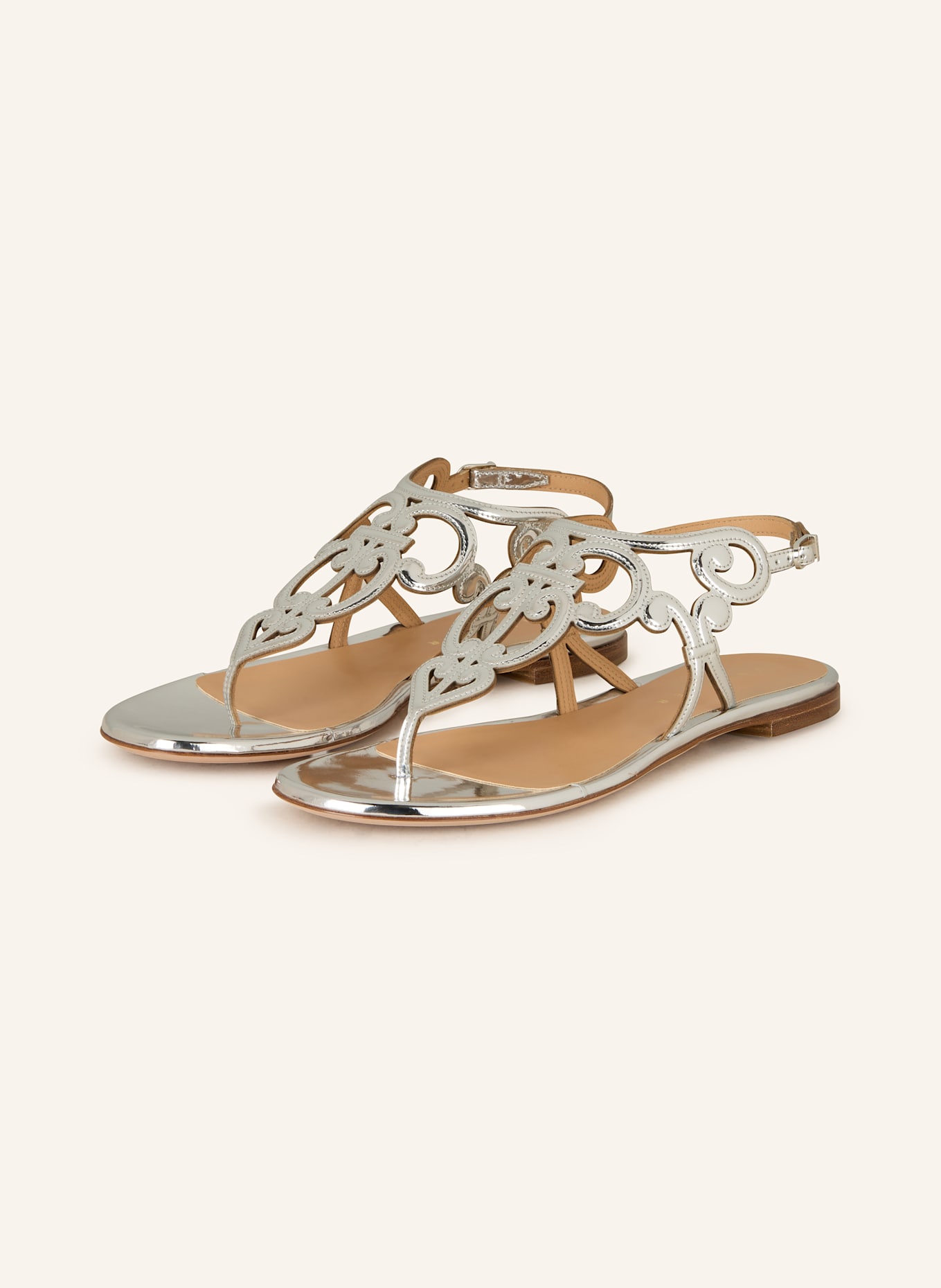 UNÜTZER Zehentrenner: SILBER