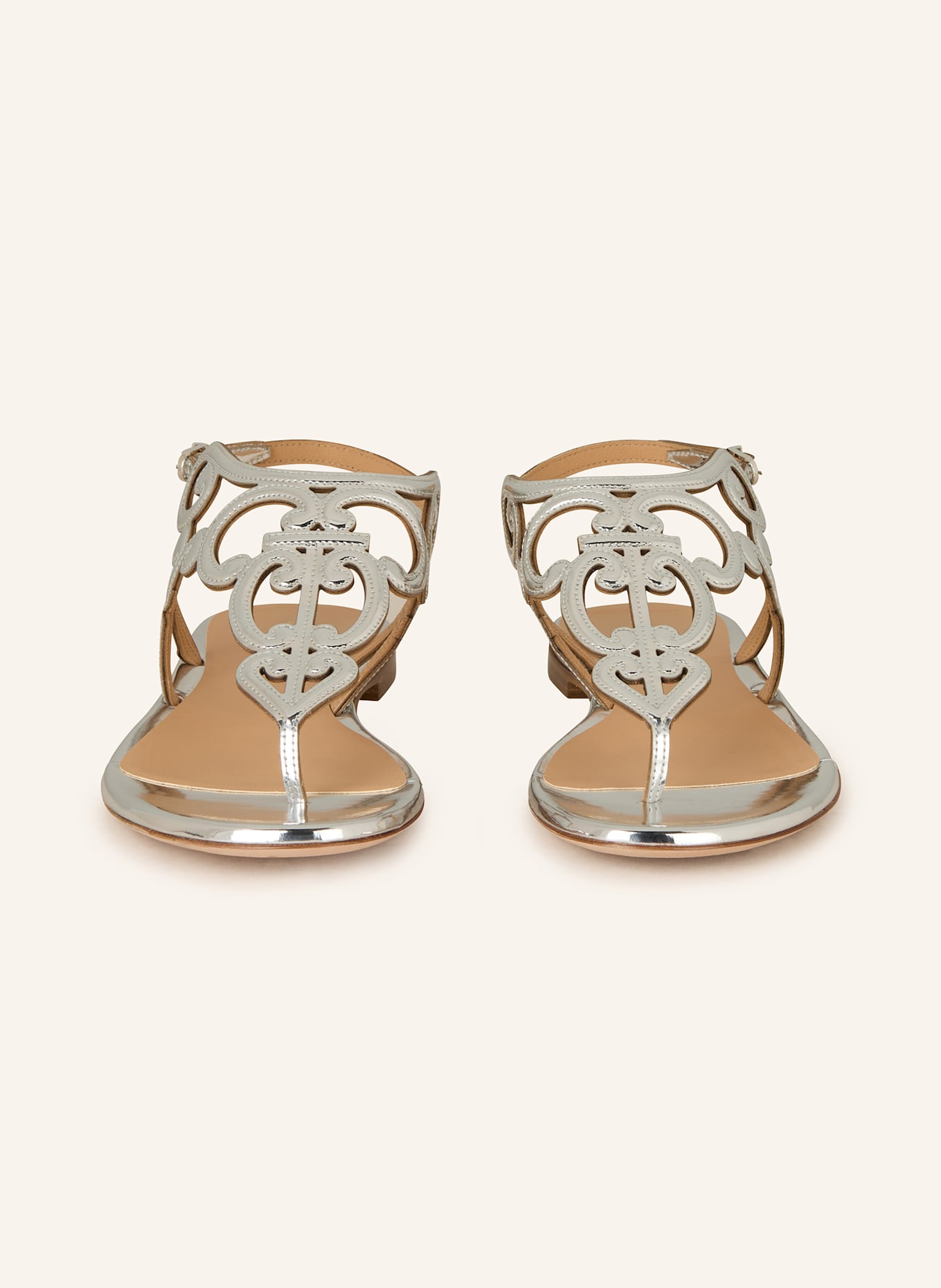 UNÜTZER Zehentrenner: SILBER