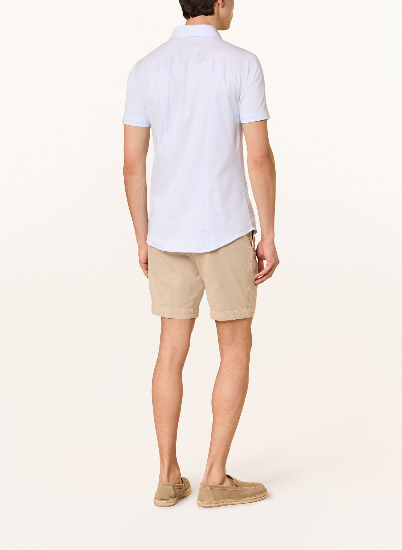 DESOTO Kurzarm-Hemd Extra Slim Fit: HELLBLAU