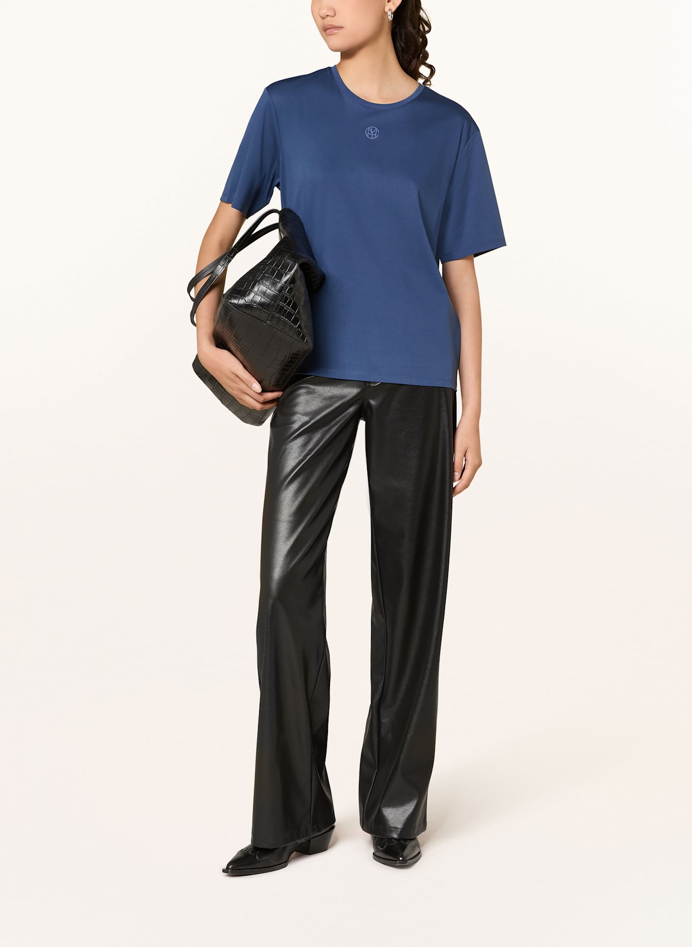 MSCH COPENHAGEN T-Shirt MSCHMELEA: DUNKELBLAU