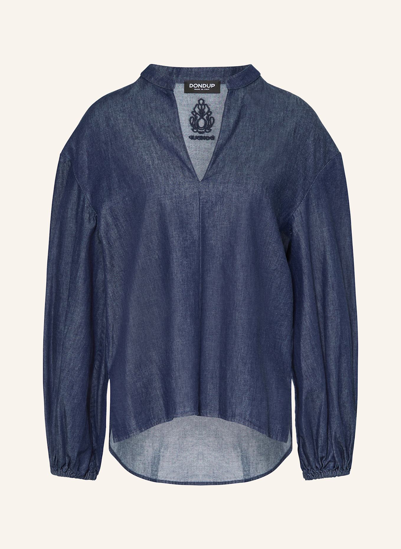 Dondup Jeansbluse: DUNKELBLAU