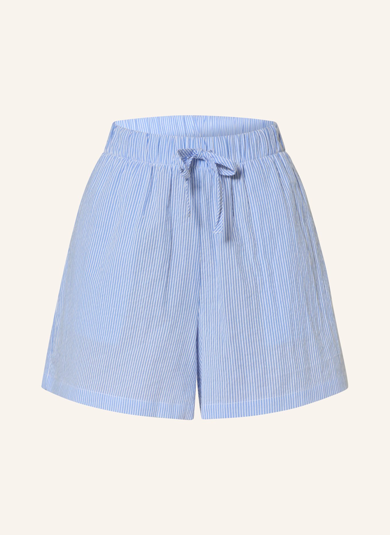 ONLY Šortky: TMAVĚ MODRÁ / BÍLÁ