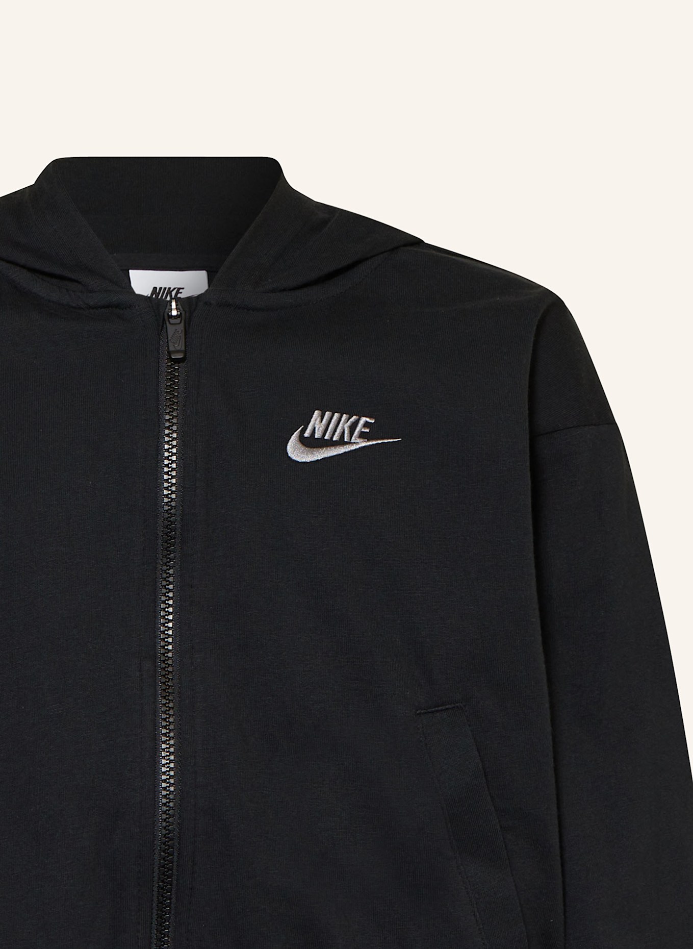 Nike Bluza rozpinana SPORTSWEAR: CZARNY