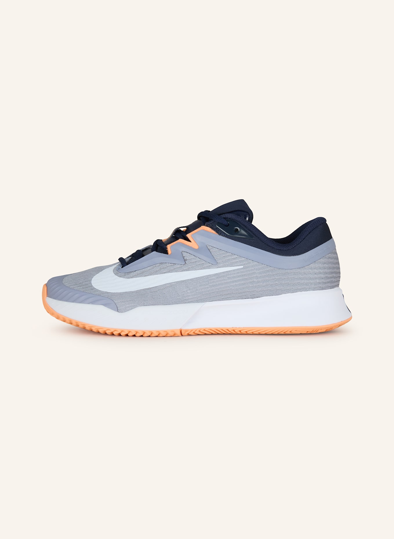 Nike Tennisschuhe VAPOR PRO 3 CLY: BLAUGRAU/ HELLORANGE/ HELLBLAU