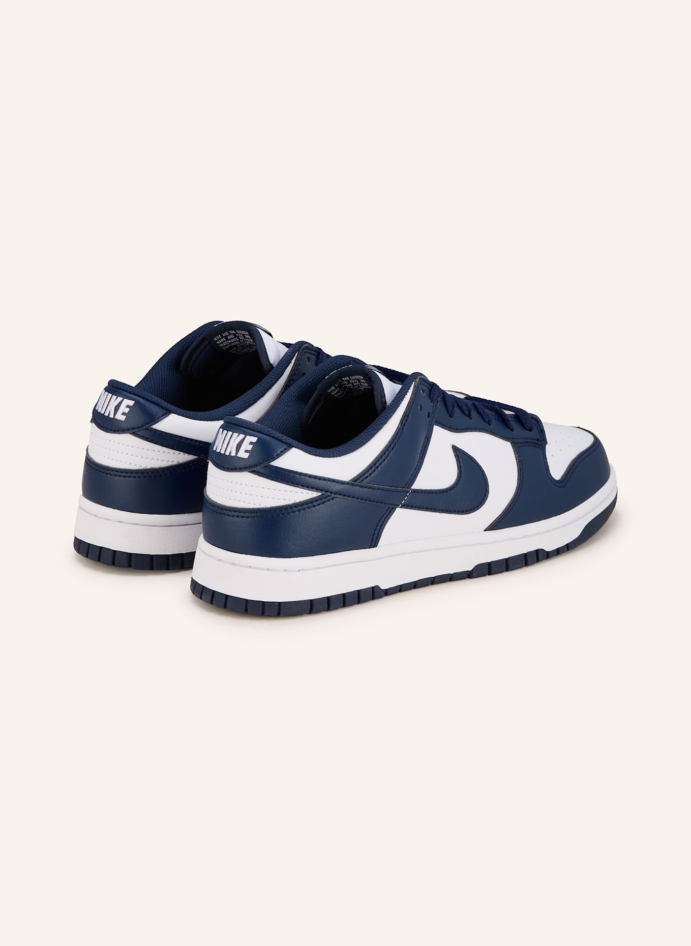Nike Sneakers DUNK LOW RETRO: WHITE/ DARK BLUE