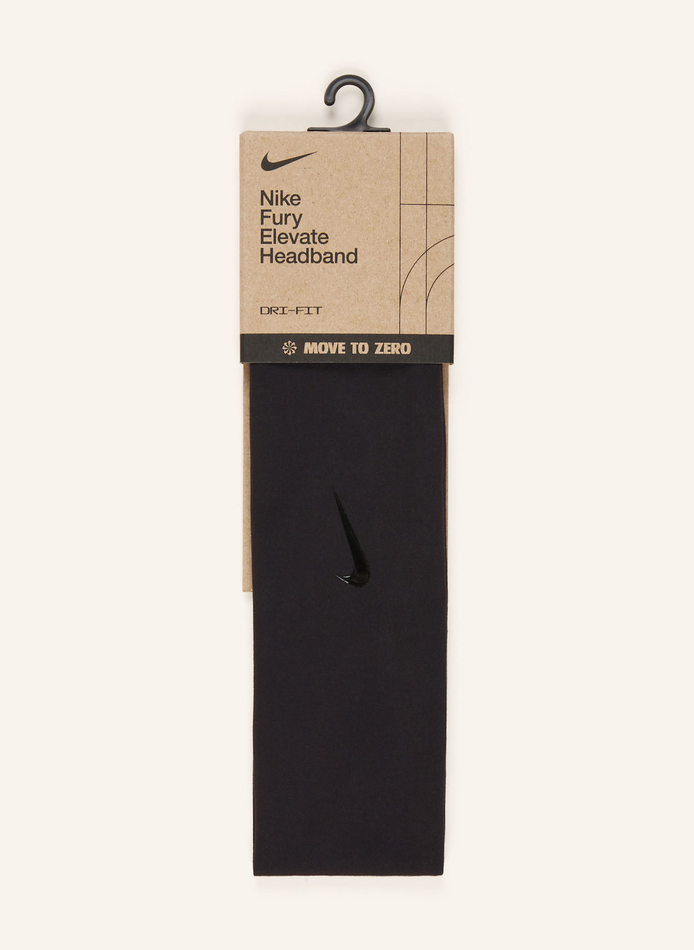 Nike Stirnband FURY ELEVATE: SCHWARZ