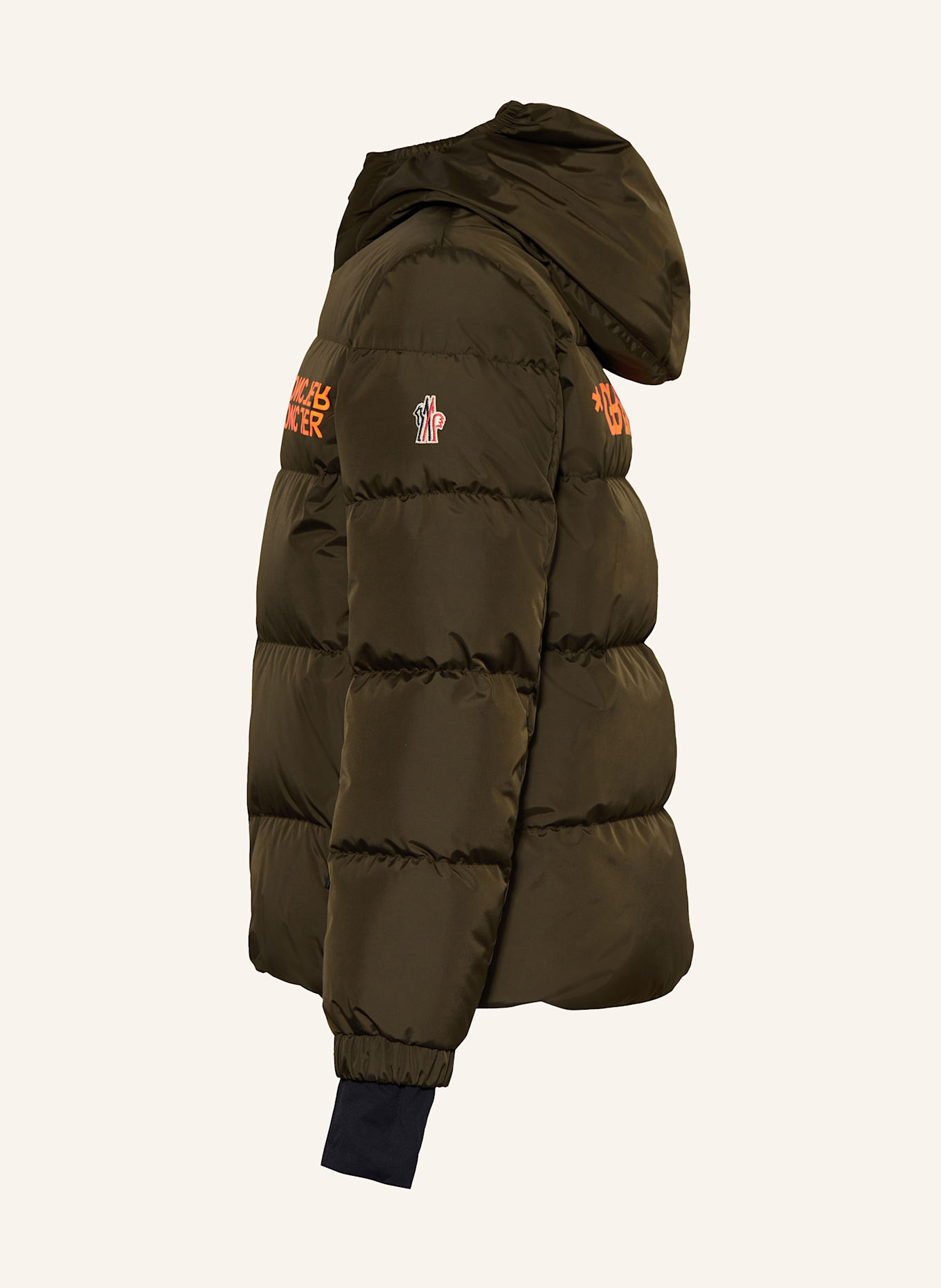 MONCLER enfant Skijacke GLANZ: KHAKI