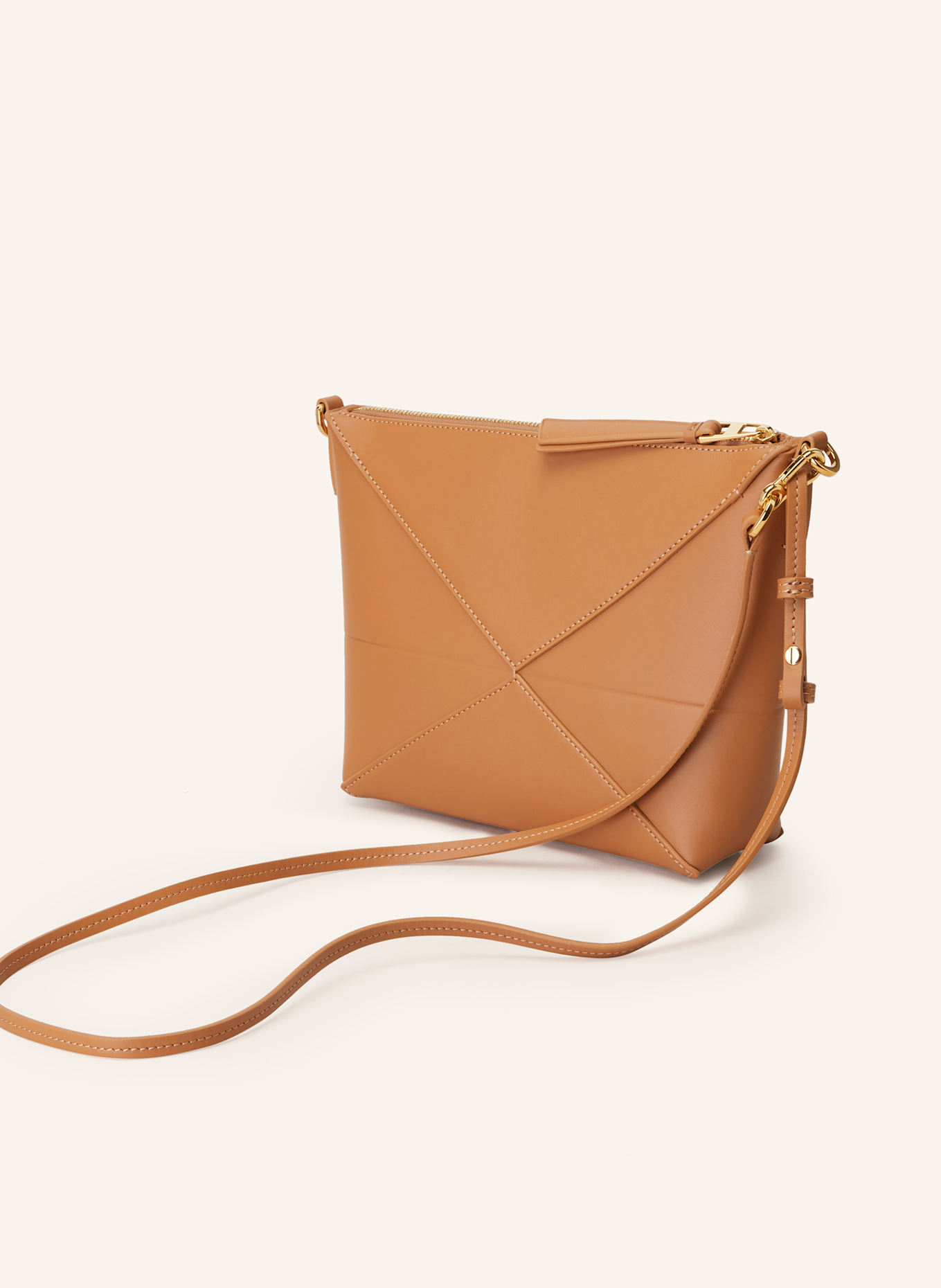 LOEWE Pouch PUZZLE FOLD: COGNAC