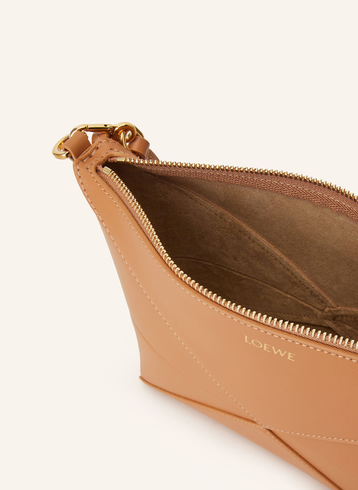 LOEWE Pouch PUZZLE FOLD: COGNAC