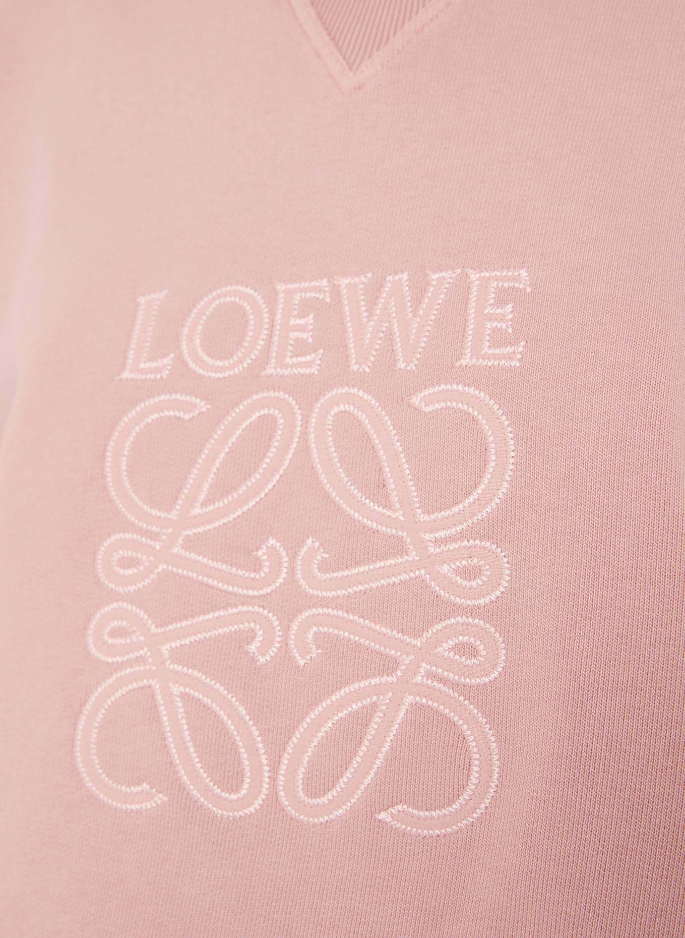 LOEWE Cropped-Sweatshirt: ROSA