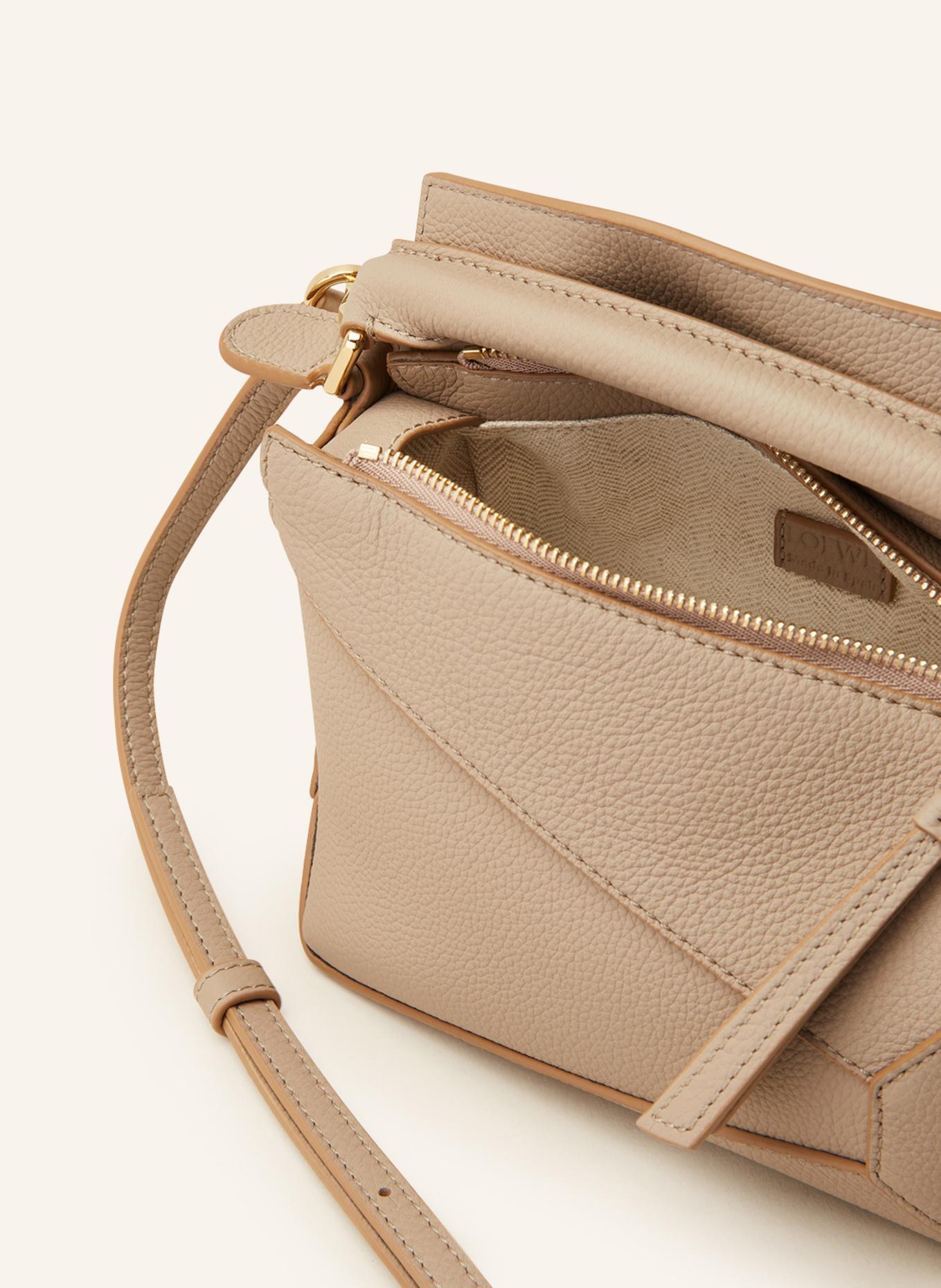 LOEWE Umhängetasche PUZZLE EDGE MINI: BEIGE